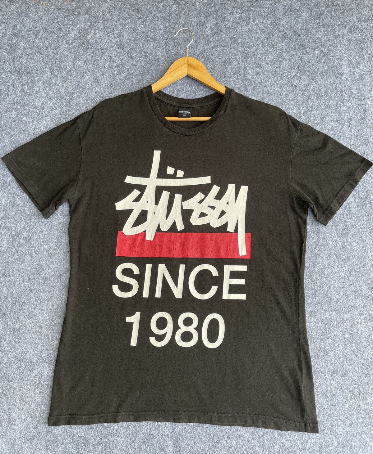 Stussy Rare🔥Vintage STUSSY Since 1980 T Black Tee Size US L / EU 52-54 / 3 - 9 Thumbnail
