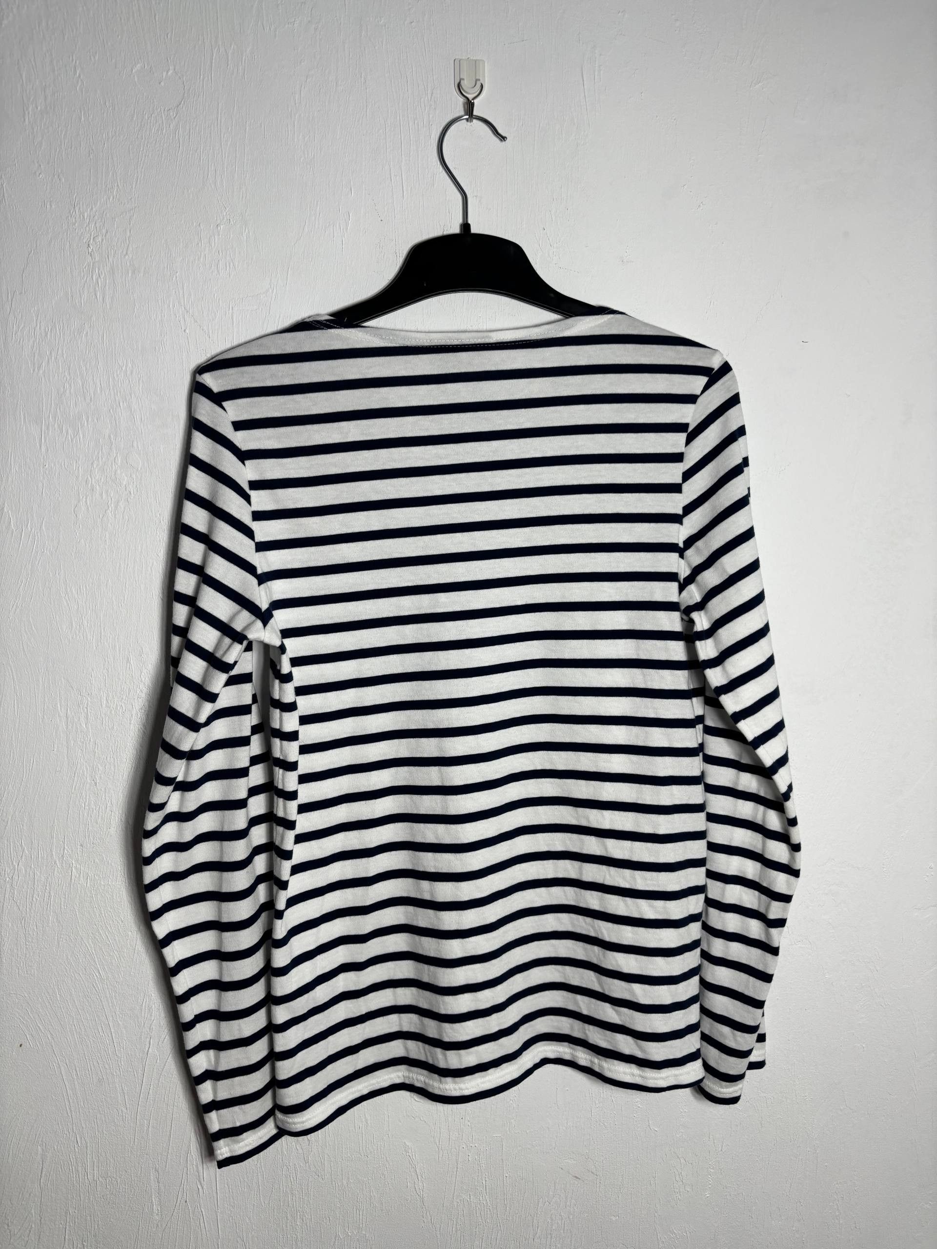 Saint James Saint James x Besserat de Bellefon Striped Longsleeve TShirt Size M / US 6-8 / IT 42-44 - 7 Thumbnail