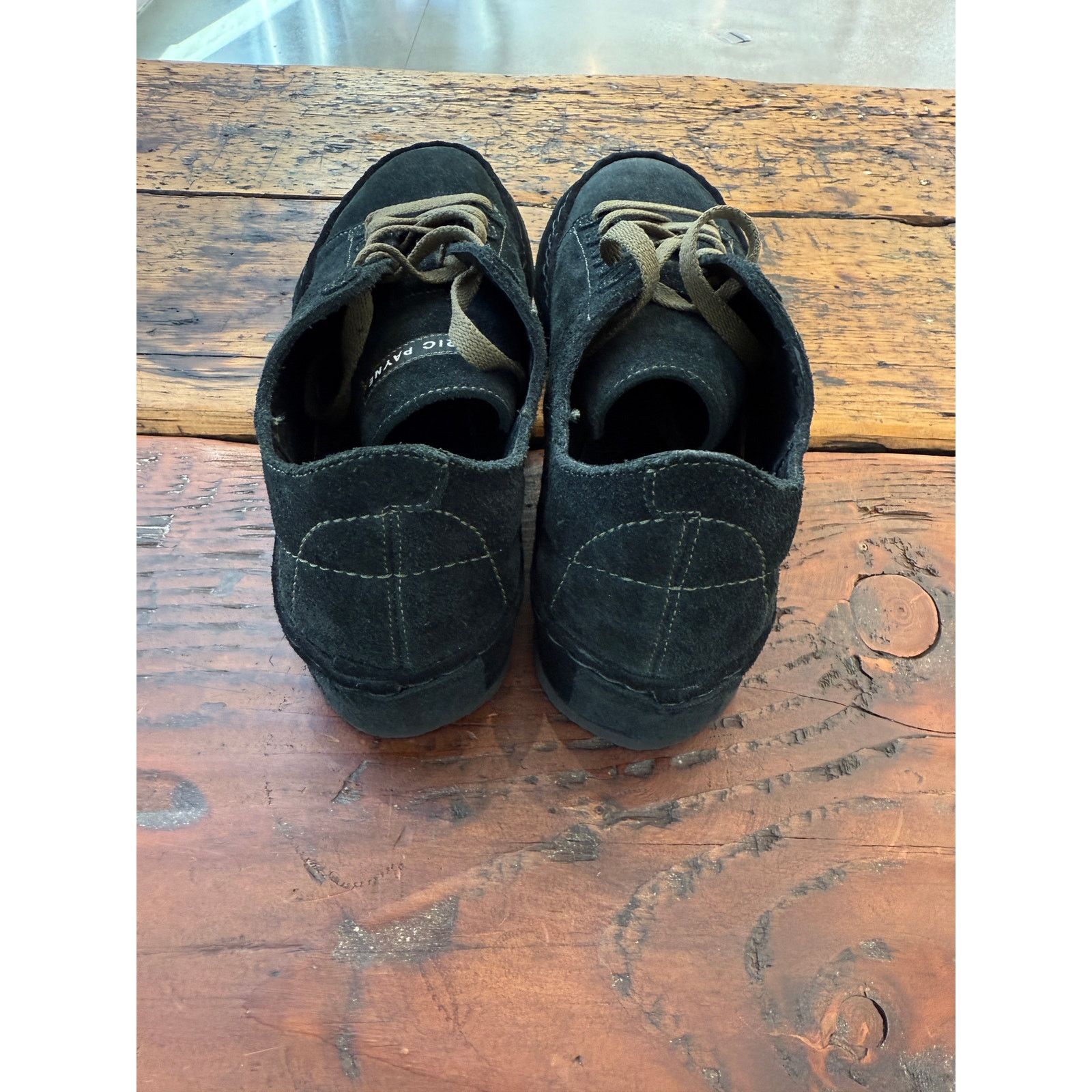 Eric Payne Eric Payne Lace to Toe Full Suede Black/Olive Sneakers Size US 10 / EU 43 - 8 Thumbnail