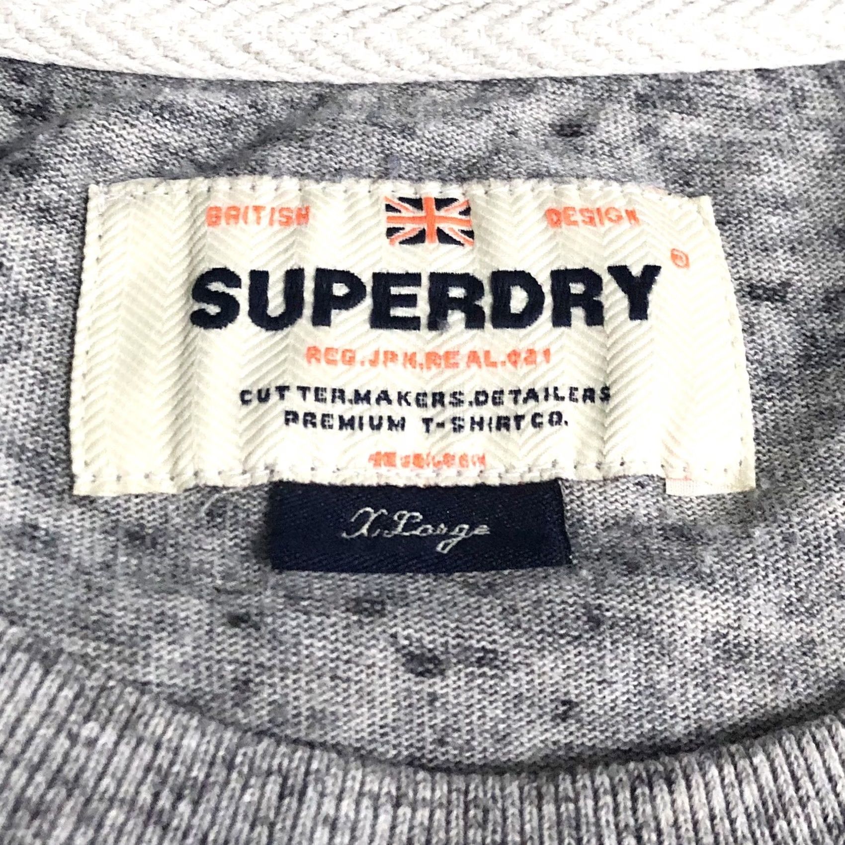 Superdry Superdry Shirt Mens XL Sporting Marl Grey Fitted Men Short Sleeve Crew Neck Size US XL / EU 56 / 4 - 4 Thumbnail