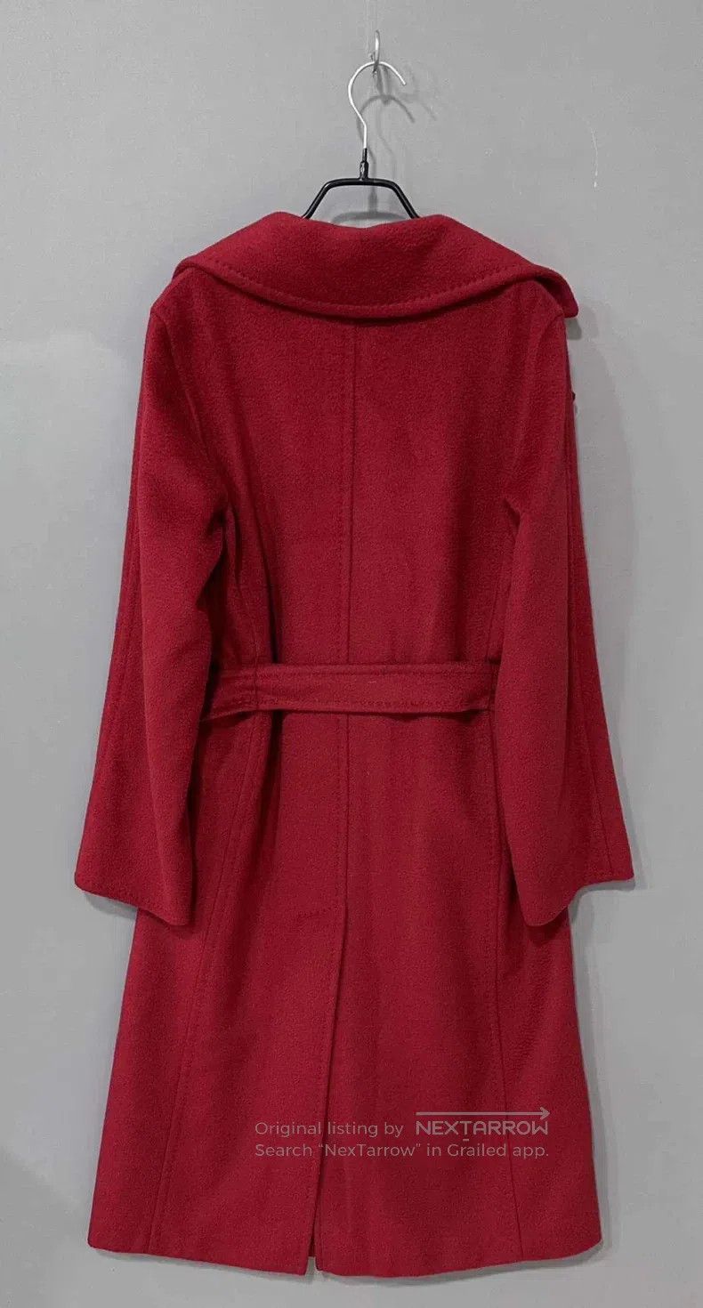 Max Mara Max Mara Red Coat Jacket Size S / US 4 / IT 40 - 3 Thumbnail