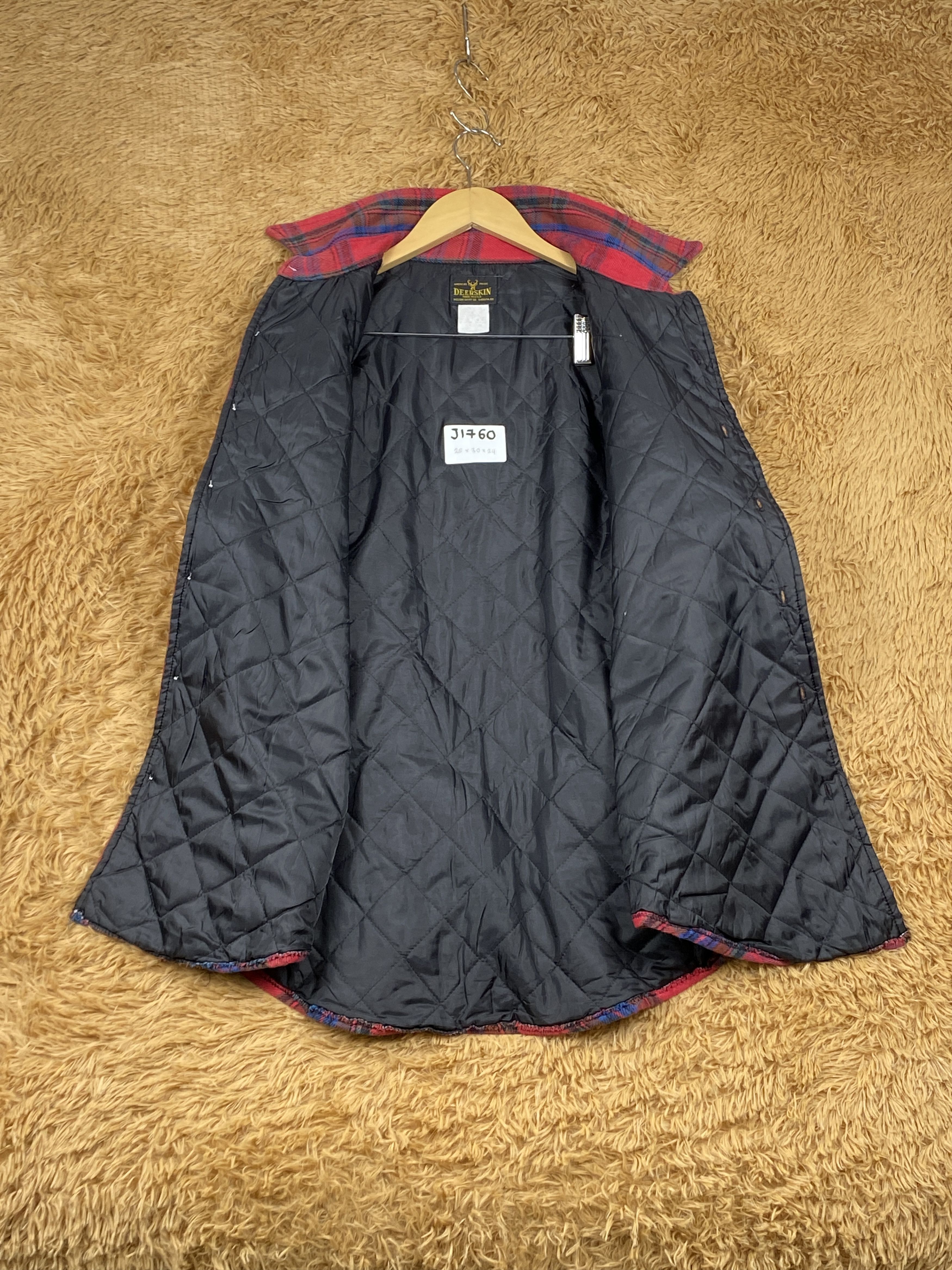 Japanese Brand Vintage Deerskin Flannel Quilted Lining Jacket J1760 Size US M / EU 48-50 / 2 - 5 Thumbnail