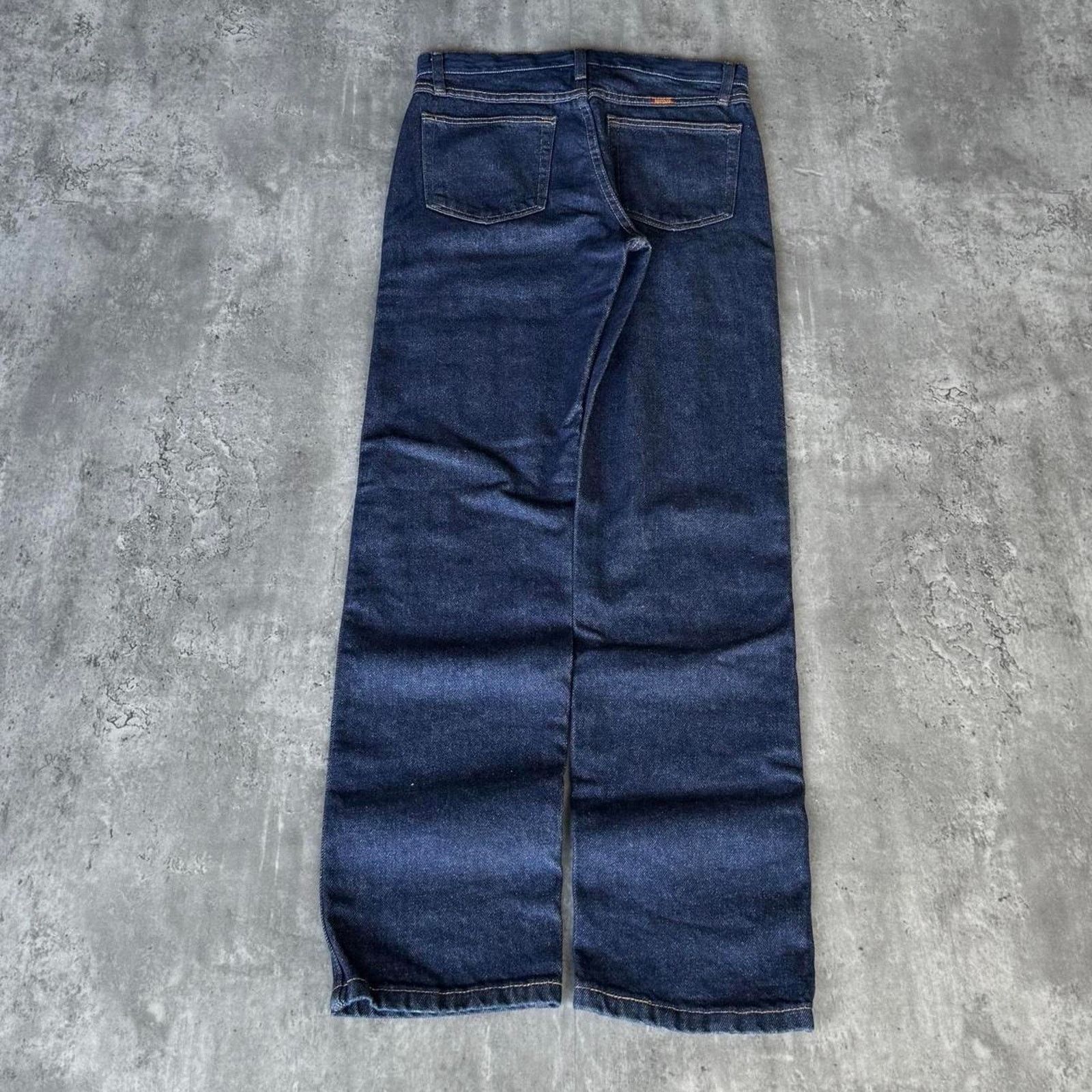 Rustler × Vintage Vintage Y2K Levi’s Style Rustler Dark Wash Blue Denim Jeans Size US 29 - 2 Thumbnail