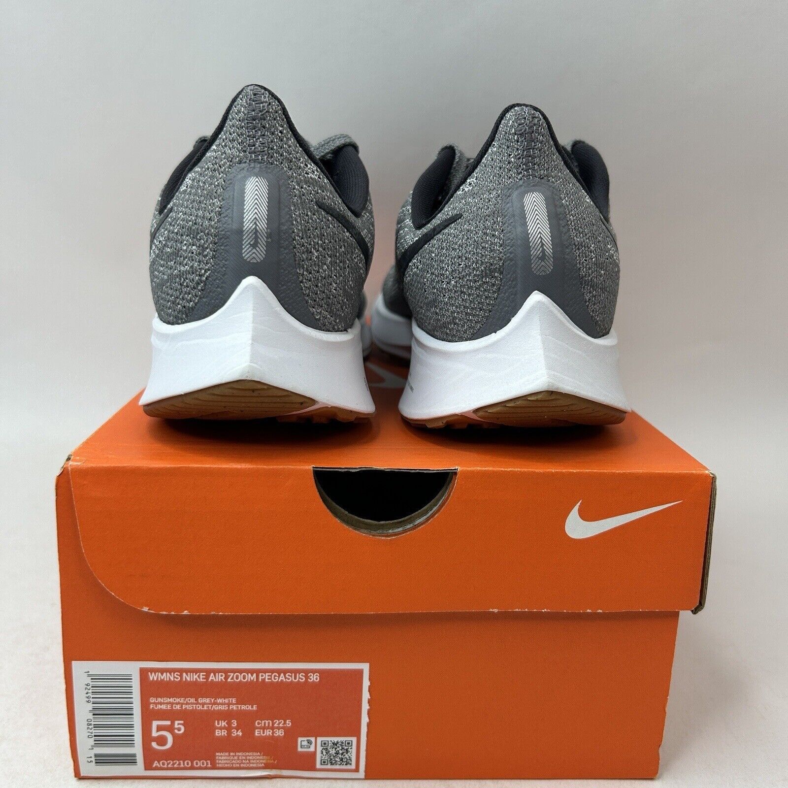 Nike Nike Air Zoom Pegasus 36 WMNS “Gunsmoke Grey” 2024 Size US 5.5 / IT 35.5 - 4 Thumbnail