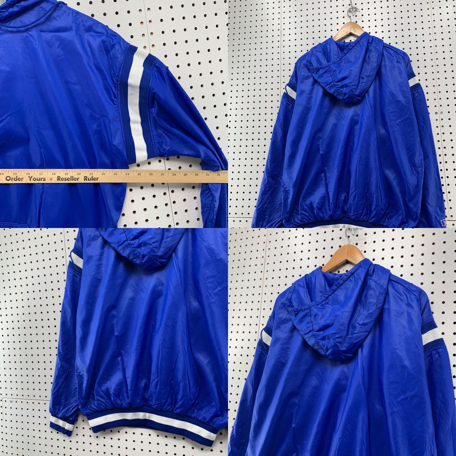 Russell Athletic VINTAGE Russell Athletic Windbreaker Hoodie Mens XL Blue Fleece Lined USA 80s Workout Team USA Mens XL Blue Russell Athletic Windbreaker Hoodie Size US XL / EU 56 / 4 - 9 Thumbnail