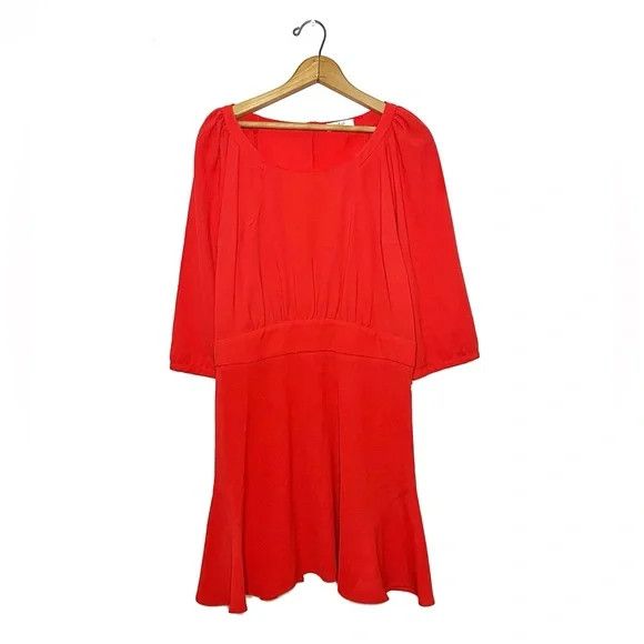 ba&sh Ba&sh | Red Stella Flippy Dress Size L / US 10 / IT 46 - 1 Thumbnail