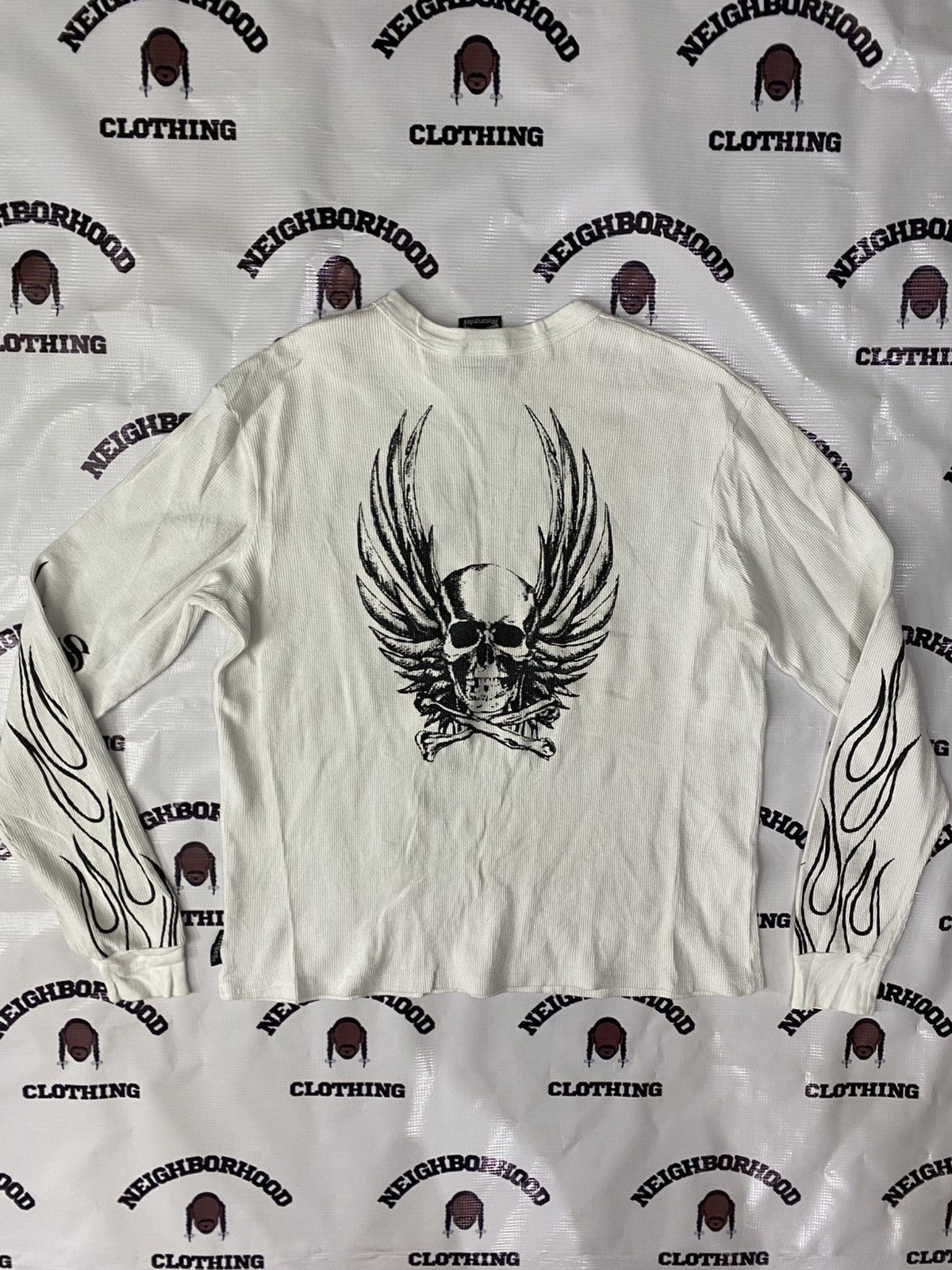 Vintage SICKBOY MOTORCYCLES VINTAGE THERMAL TEE. Size US L / EU 52-54 / 3 - 2 Thumbnail