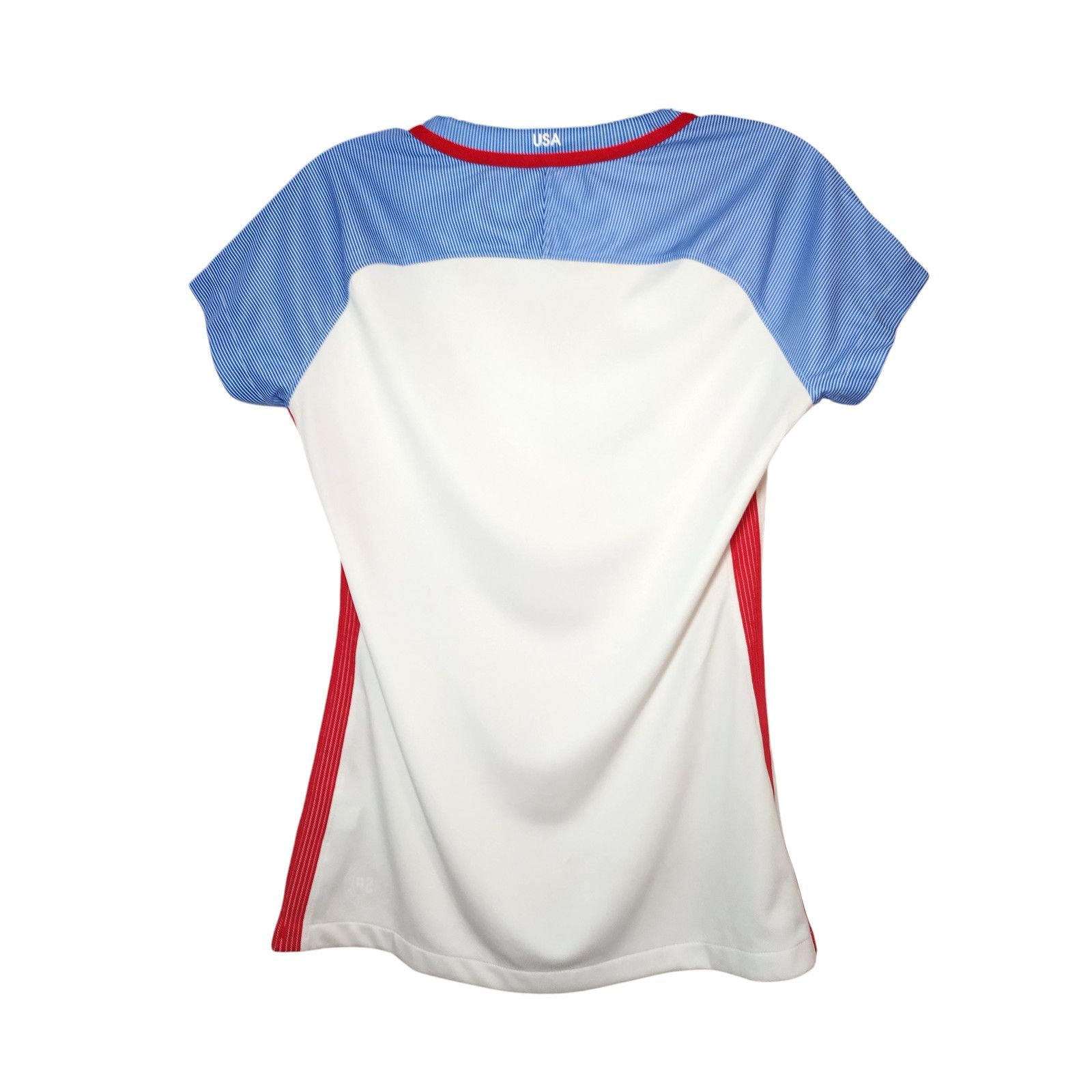 Nike NIKE USA Women Short Sleeve White Blue Red Patriotic Sz Sm Size S / US 4 / IT 40 - 9 Thumbnail