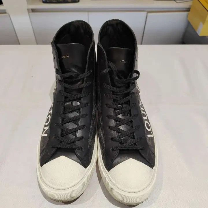 Louis Vuitton Louis Vuitton Tattoo High-Top Fashion Sneakers -2508 Size US 8 / EU 41 - 2 Thumbnail
