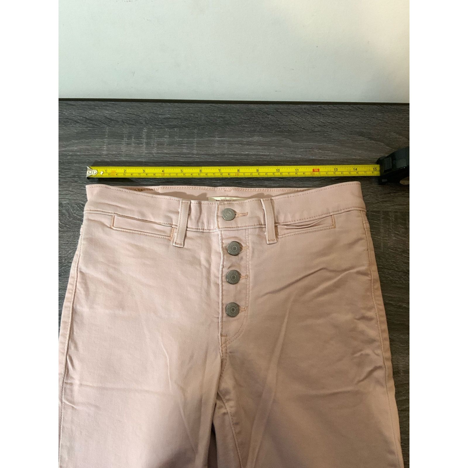 Levi's Levis's Strauss & Co 311 Shaping Skinny Light Pink Jeans Size 27" / US 4 / IT 40 - 9 Thumbnail