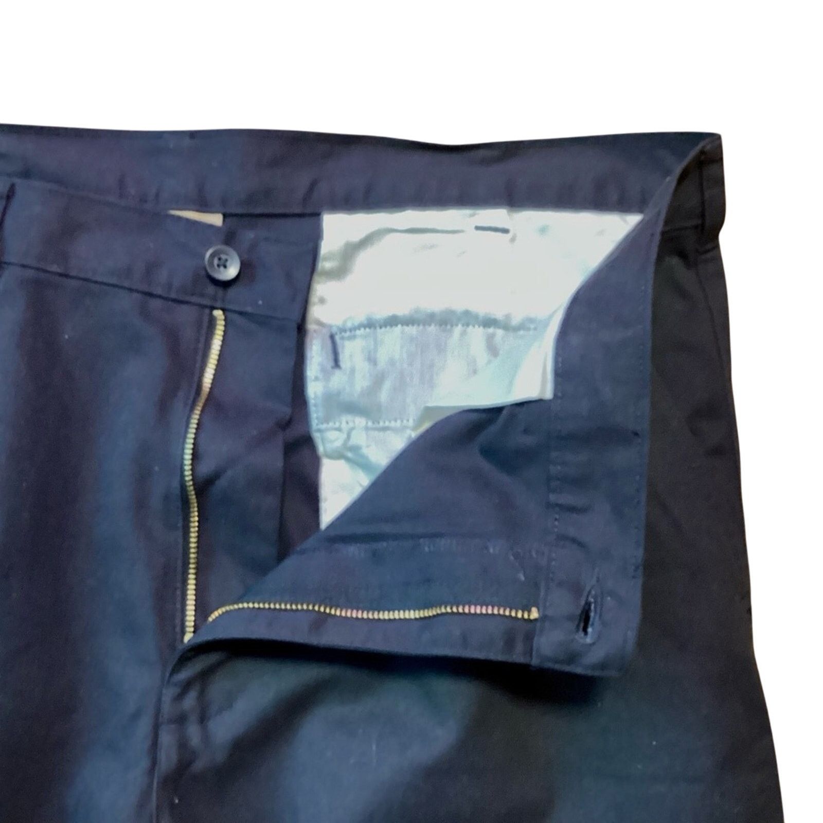 George George Flat Front Pant, 38x29 Size US 38 / EU 54 - 3 Thumbnail