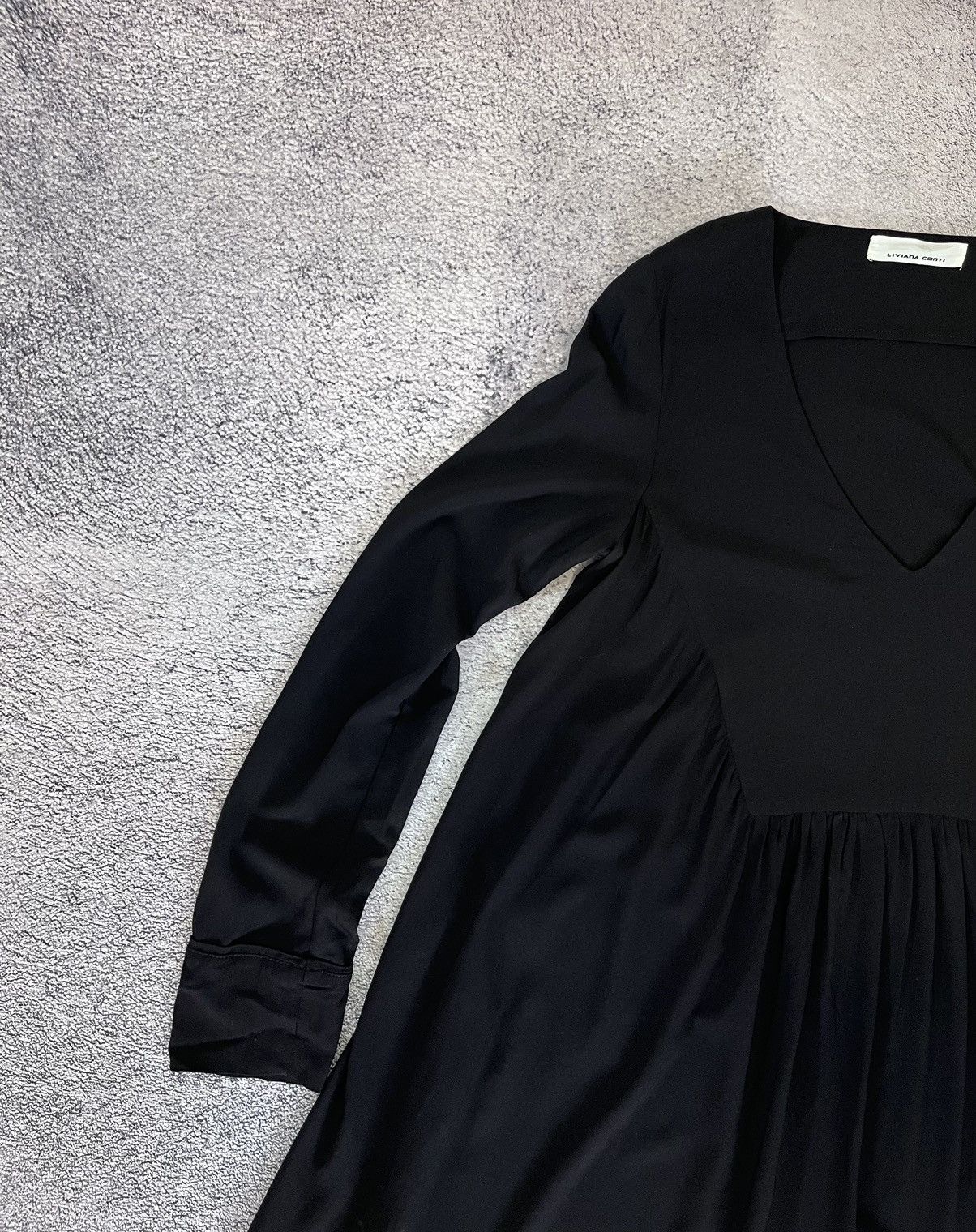 Other Liviana Conti Women Dress Viscose Black Size 40 Size S / US 4 / IT 40 - 7 Thumbnail
