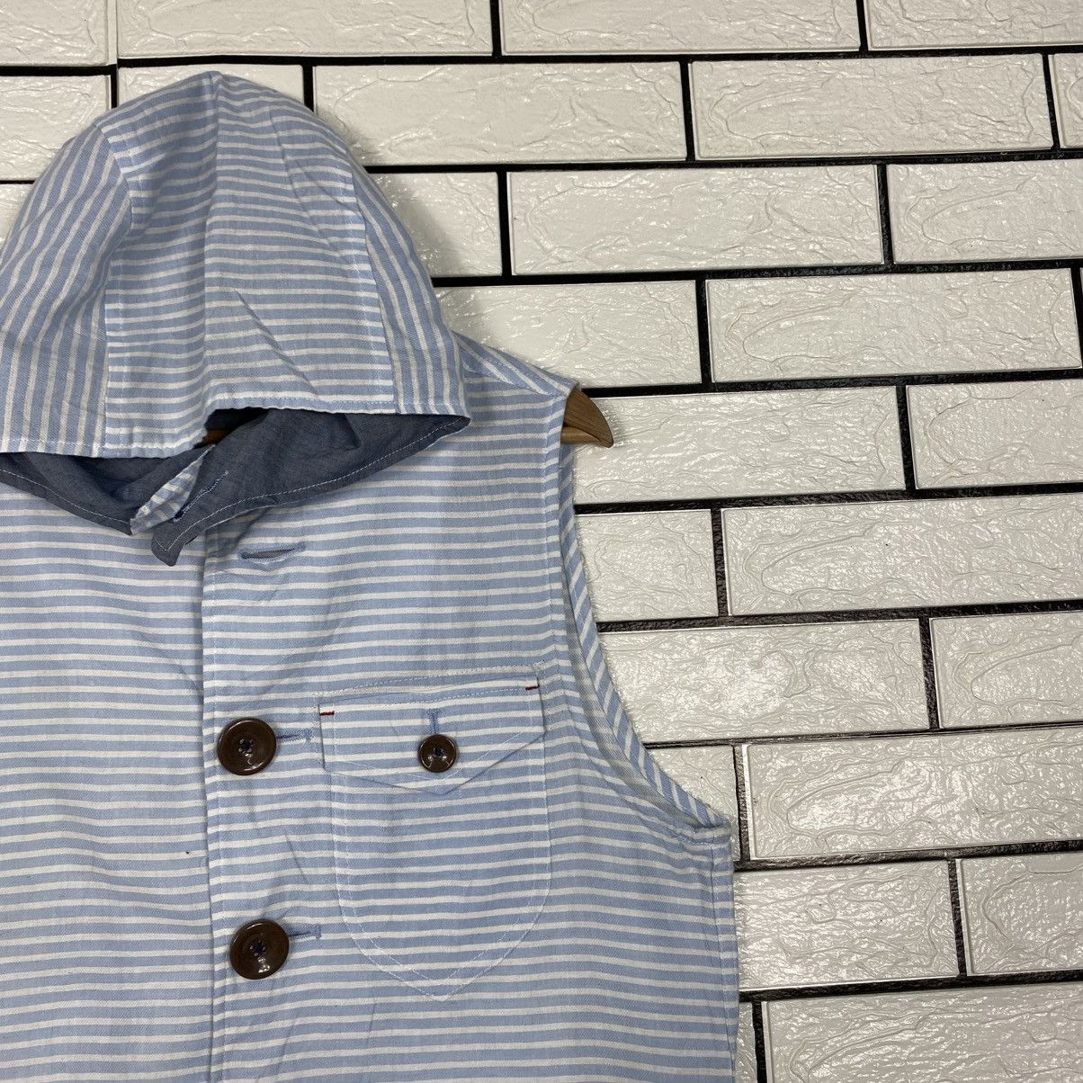 Hysteric Glamour 📌Vintage Vest Jacket Chore Beno Striped Design Size US L / EU 52-54 / 3 - 7 Thumbnail