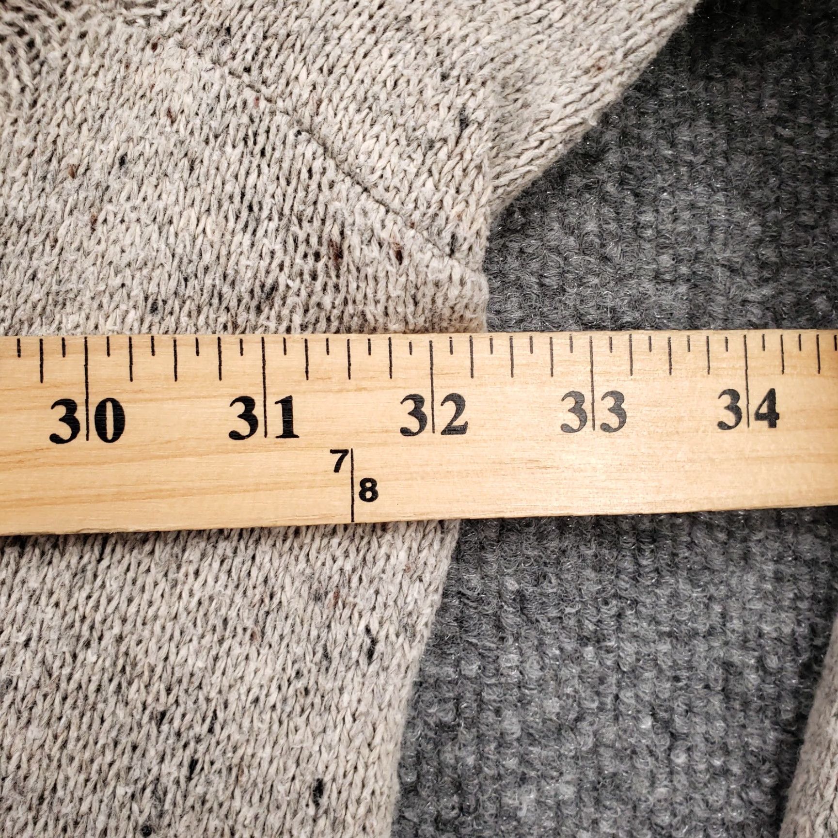 Torrid Torrid Sweater Pullover 4X Gray Cable Knit Front Tunic Cutout Thumbhole Womens Size XXL / US 16-18 / IT 52-54 - 6 Thumbnail