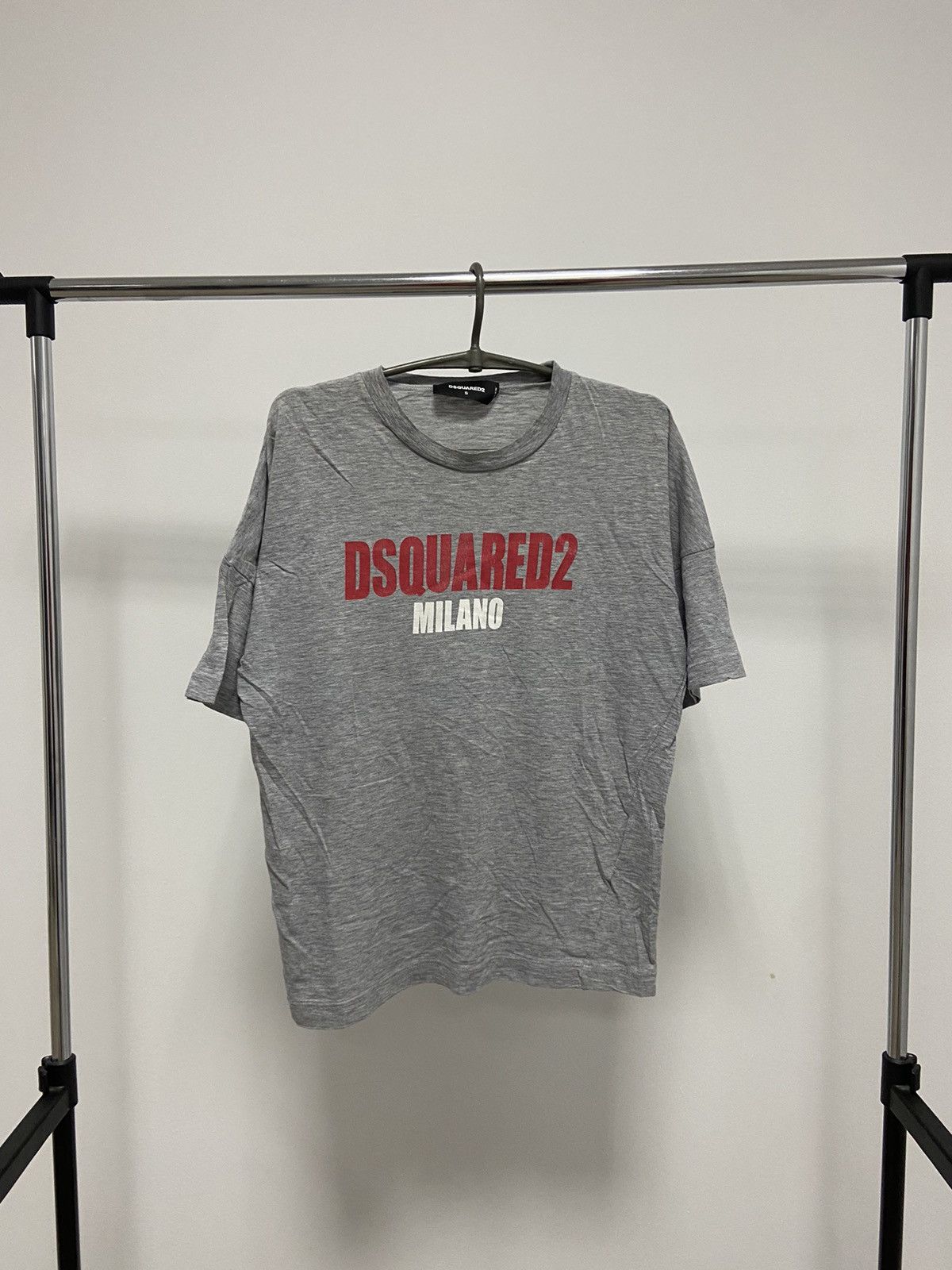 Dsquared2 × Vintage Dsquared2 Milano Vintage T Shirt Big Logo Made in Italy Y2K Size US S / EU 44-46 / 1 - 1 Thumbnail