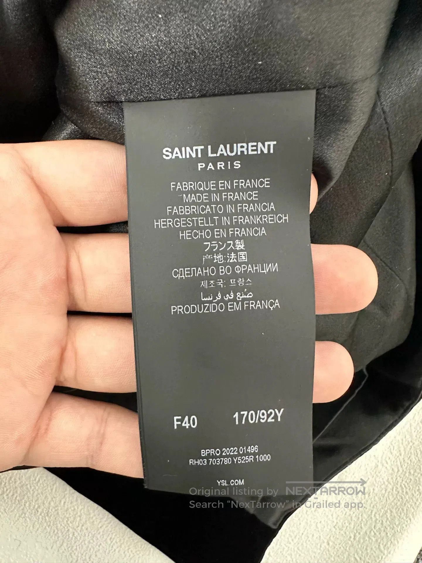 Saint Laurent Paris Saint Laurent Velvet Lace Dress. Size S / US 4 / IT 40 - 2 Thumbnail