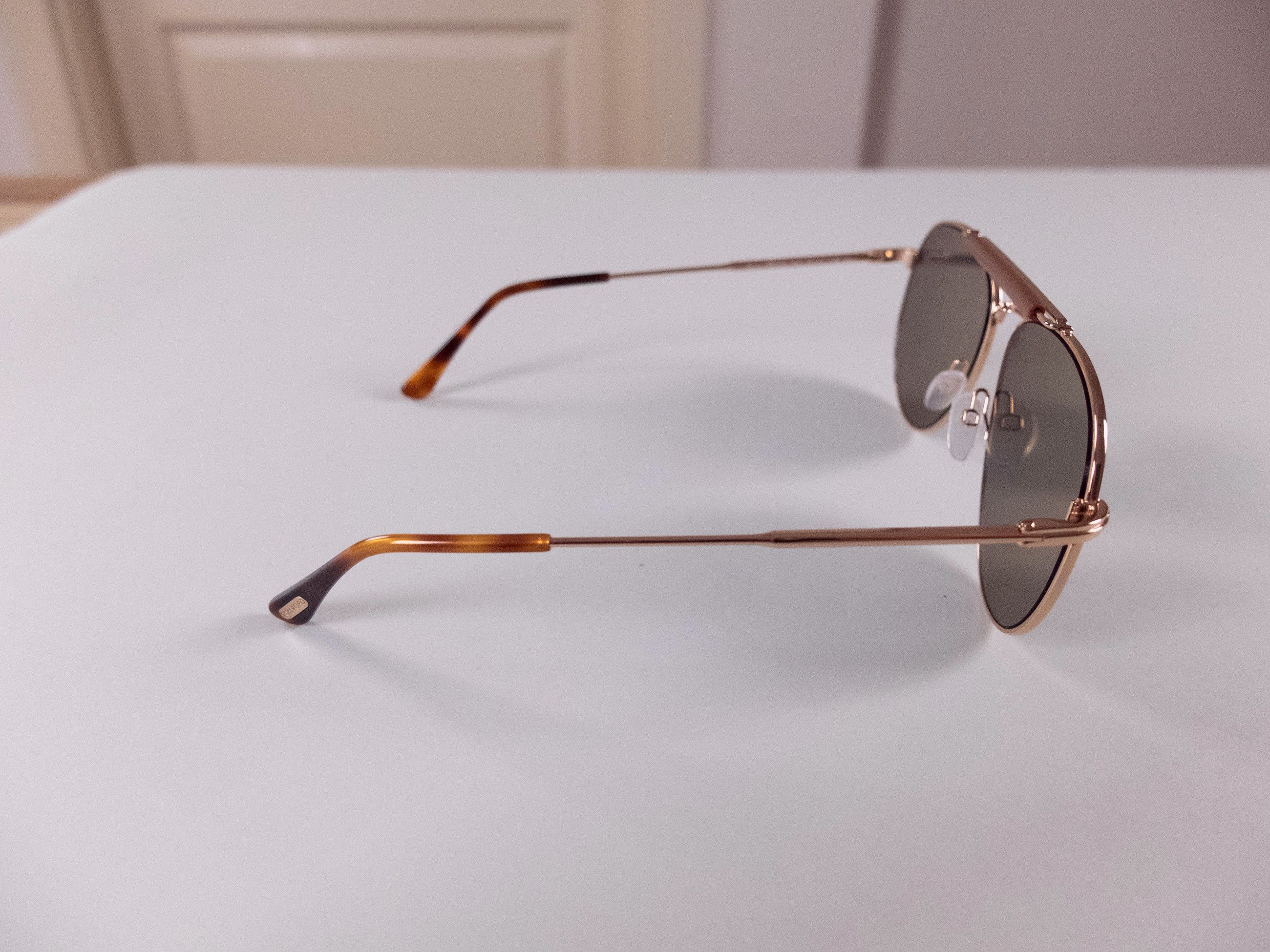 Tom Ford TOM FORD Sean gold gray aviator pilot sunglasses 60mm Size ONE SIZE - 5 Thumbnail