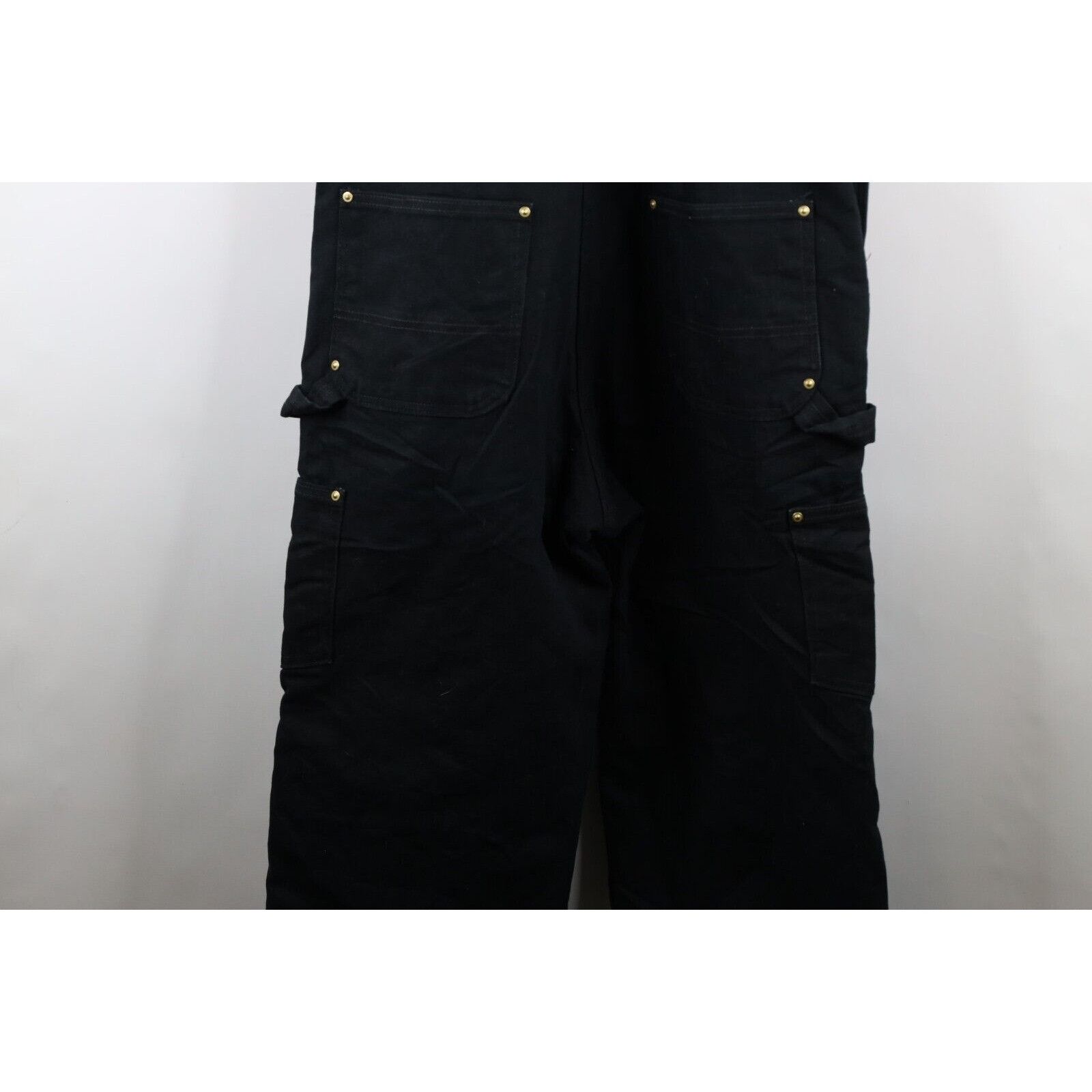 Carhartt × Vintage Vintage 90s Carhartt Spell Out Quilted Double Knee Overalls Size US 36 / EU 52 - 15 Thumbnail