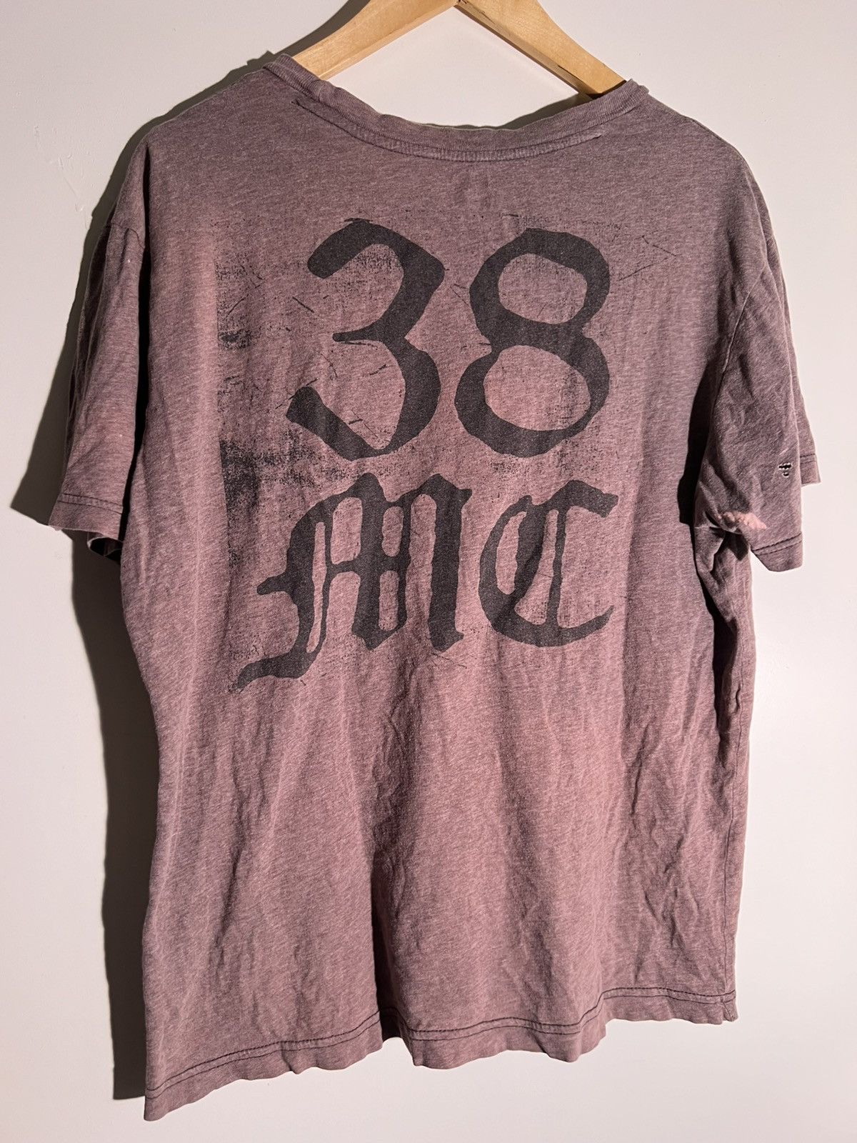 Vintage Y2K 2000’s VTG Vintage Old Navy 38 MC Skull Goth Retro Shirt Size US XL / EU 56 / 4 - 2 Thumbnail