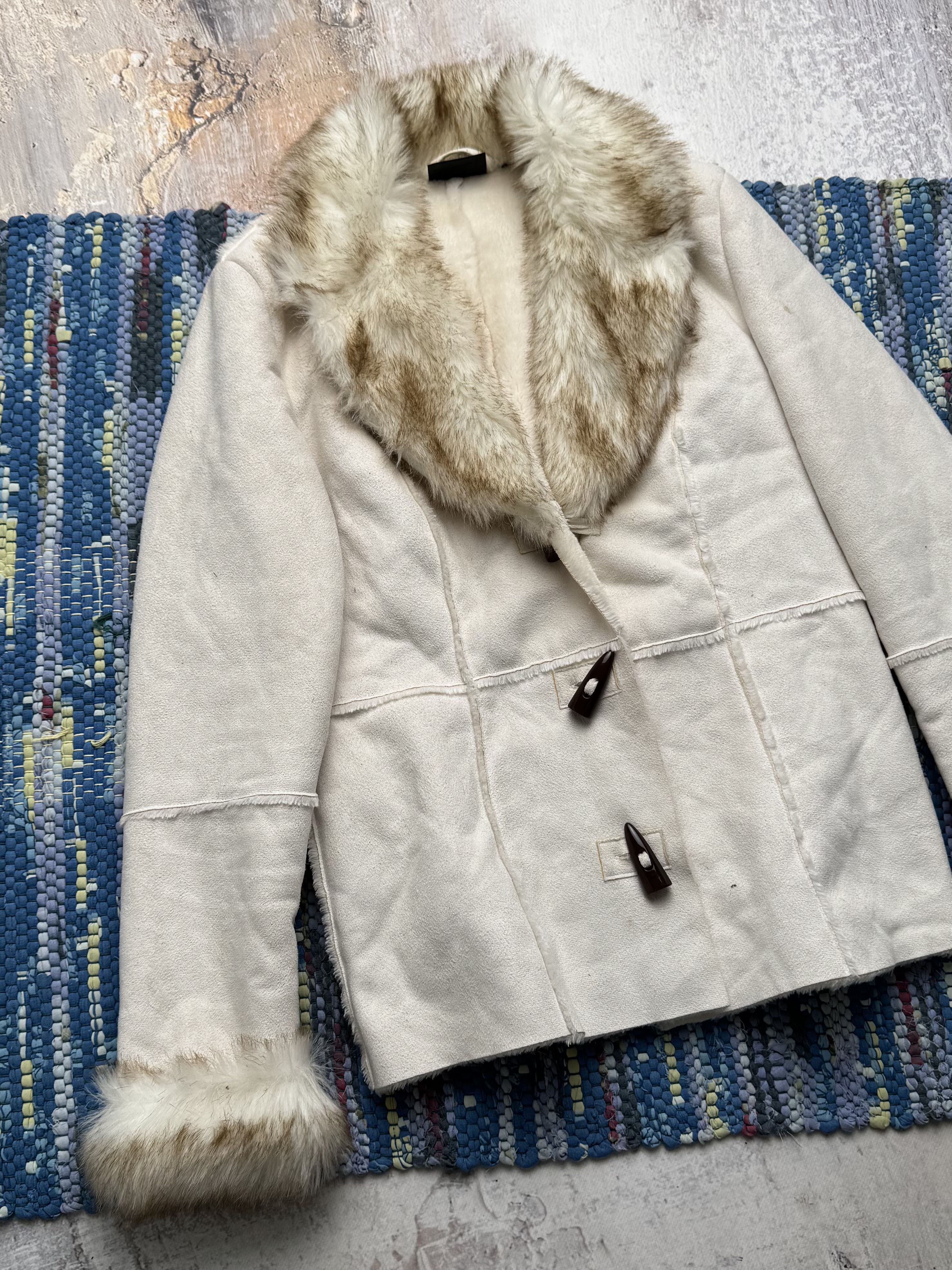 Vintage Vintage Faux Sheepskin Jacket A8D15(V8) Size M / US 6-8 / IT 42-44 - 2 Thumbnail