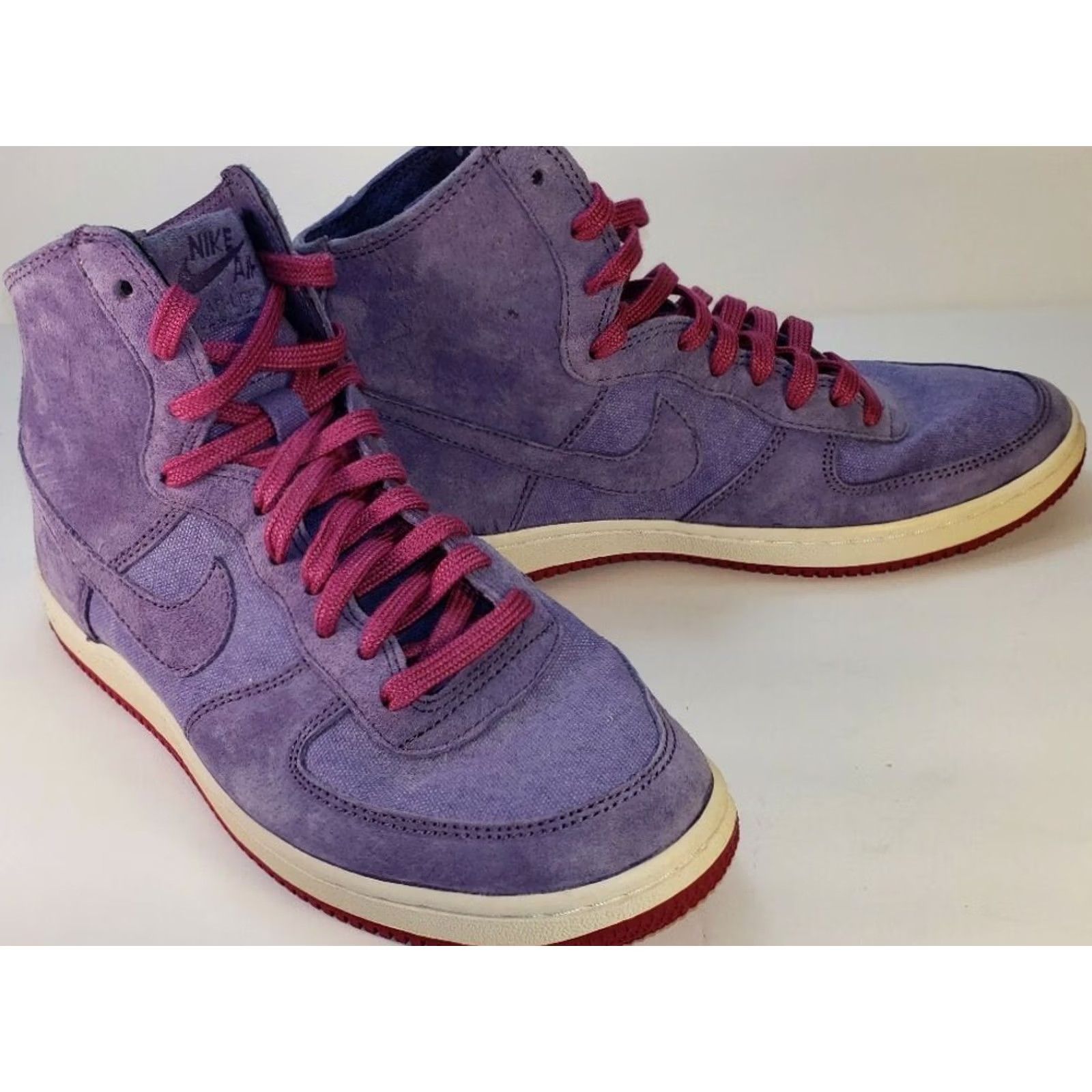 Nike Nike Air Force 1 Light Hi Decons Purple/Rave Pink Women's 6M 36.5EU 538226-500 Shoes Size US 6 / IT 36 - 2 Thumbnail