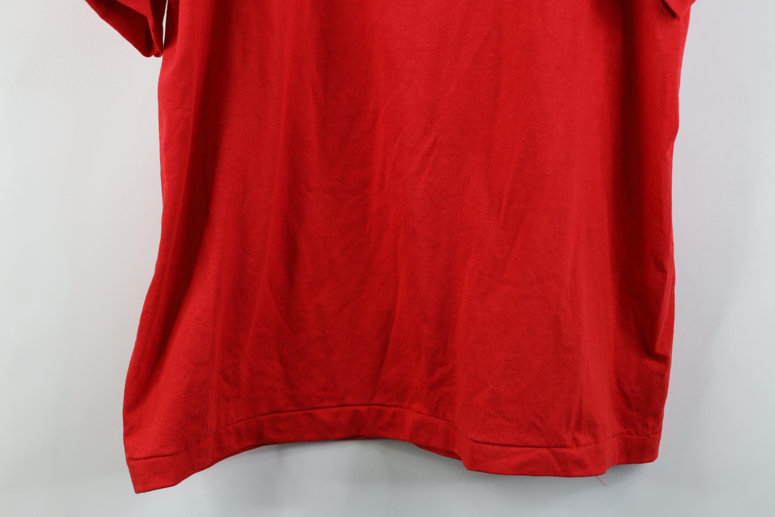 Vintage Vintage 90s Streetwear I No Want No Bahamas T-Shirt Red USA Size US XL / EU 56 / 4 - 11 Thumbnail