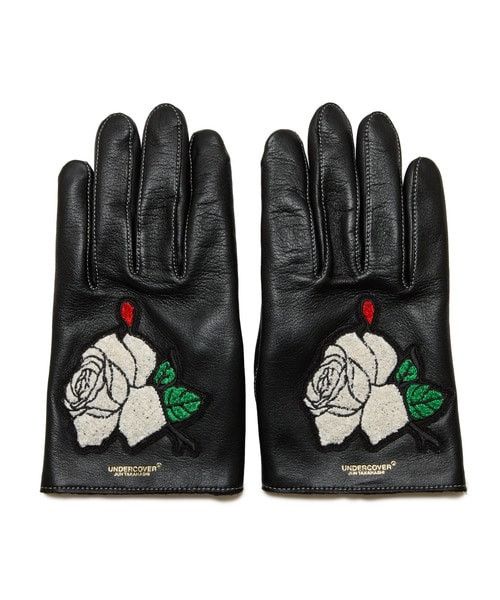 Jun Takahashi × Undercover Undercover 2023 AW "kosmische" leather gloves Size ONE SIZE - 2 Thumbnail