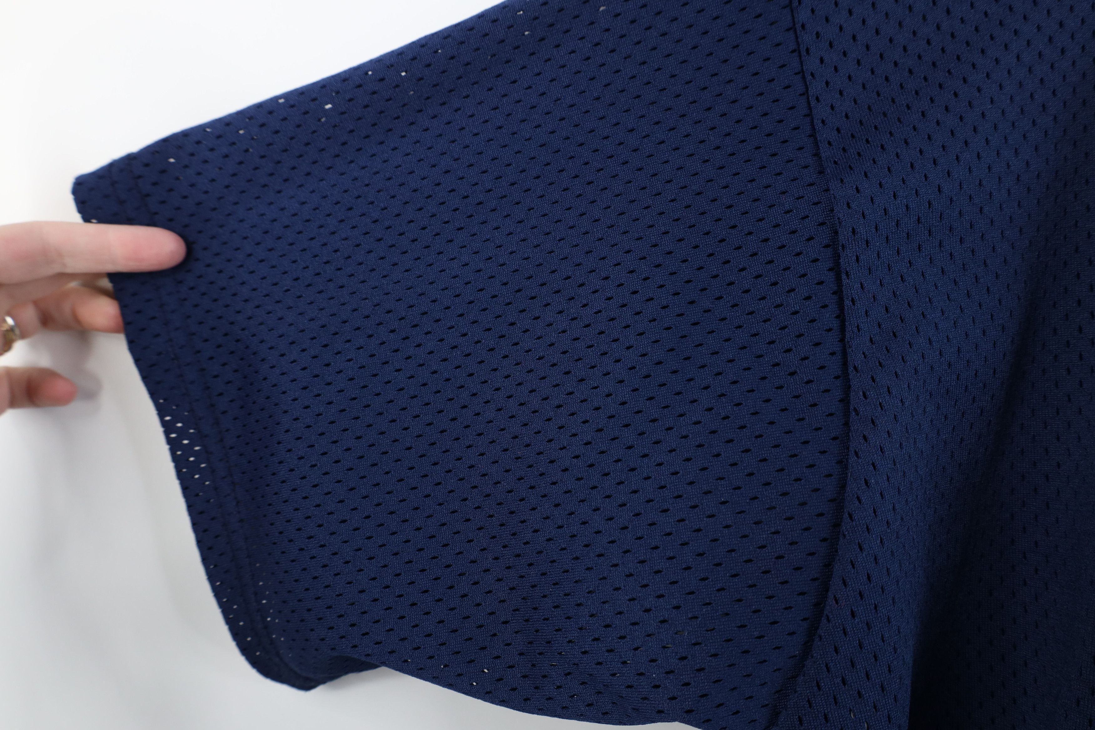 Vintage Vintage 90s Michigan Rams Mesh Henley Baseball Jersey Blue Size US XXL / EU 58 / 5 - 7 Thumbnail
