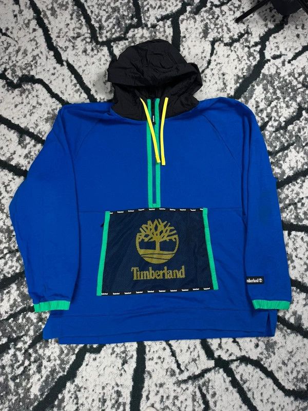 Timberland lightweight anorak jacket, blue, colorful, logo, 3XL Size US XXL / EU 58 / 5 - 1 Thumbnail
