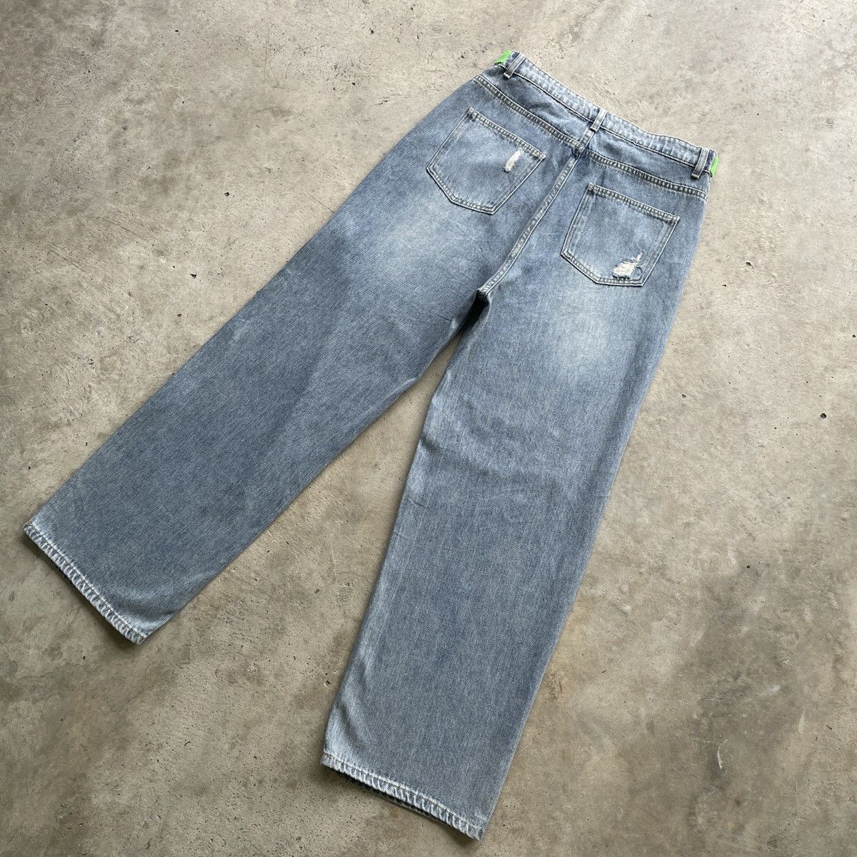 Japanese Brand W33💥 Vintage Japanese Baggy Jeans Ripped Faded Denim Pants Size US 33 - 12 Thumbnail