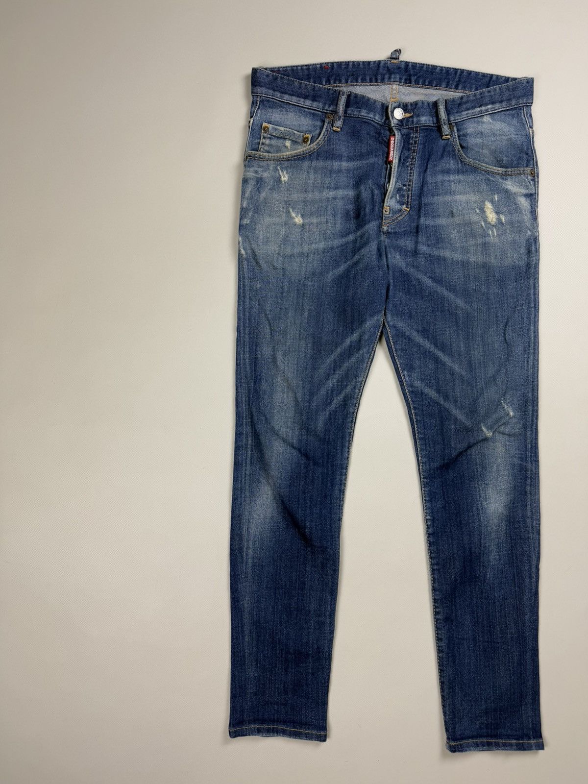 Dsquared2 Dsquared Men’s Distressed Denim Skater Skinny Jeans Size US 30 / EU 46 - 2 Thumbnail