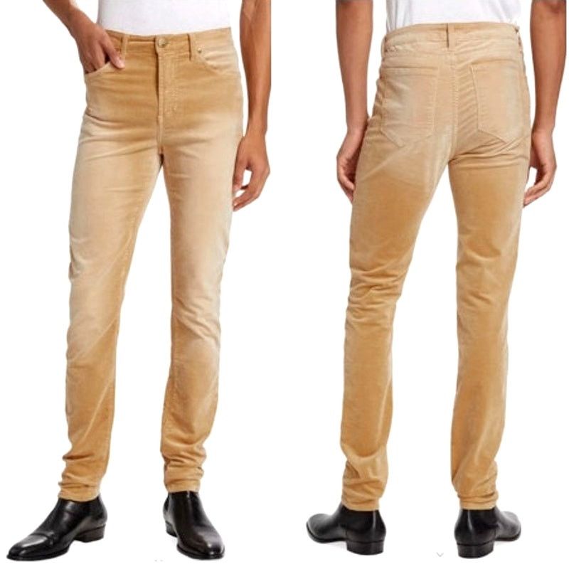 MONFRERE Monfrere Velvet Greyson Skinny Jean Pants Aged Biscotti 32 Size US 32 / EU 48 - 2 Thumbnail