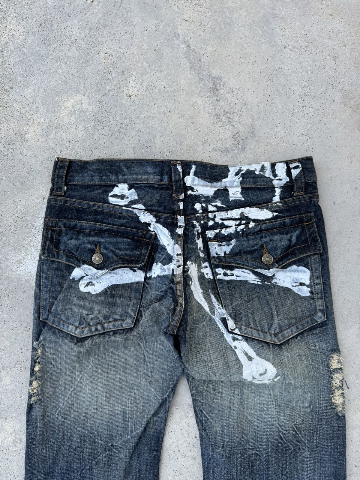 If Six Was Nine 2000s Archive Japanese Brand Grunge ifsixwasnine Style Jeans Size US 34 / EU 50 - 2 Thumbnail