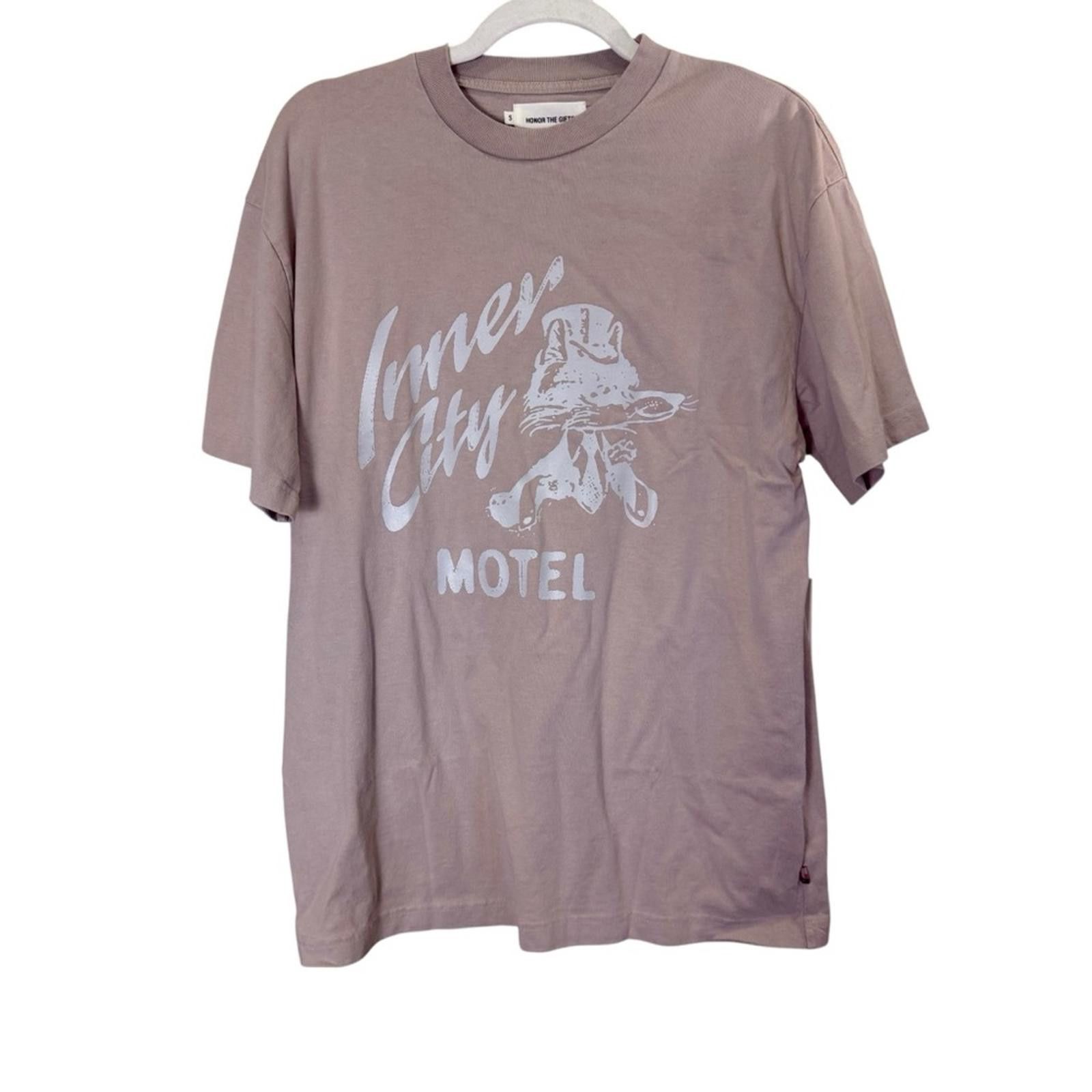 Honor the Gift Honor the Gift No Vacany Motel Graphic Tee Taupe Sz S Size US S / EU 44-46 / 1 - 1 Thumbnail