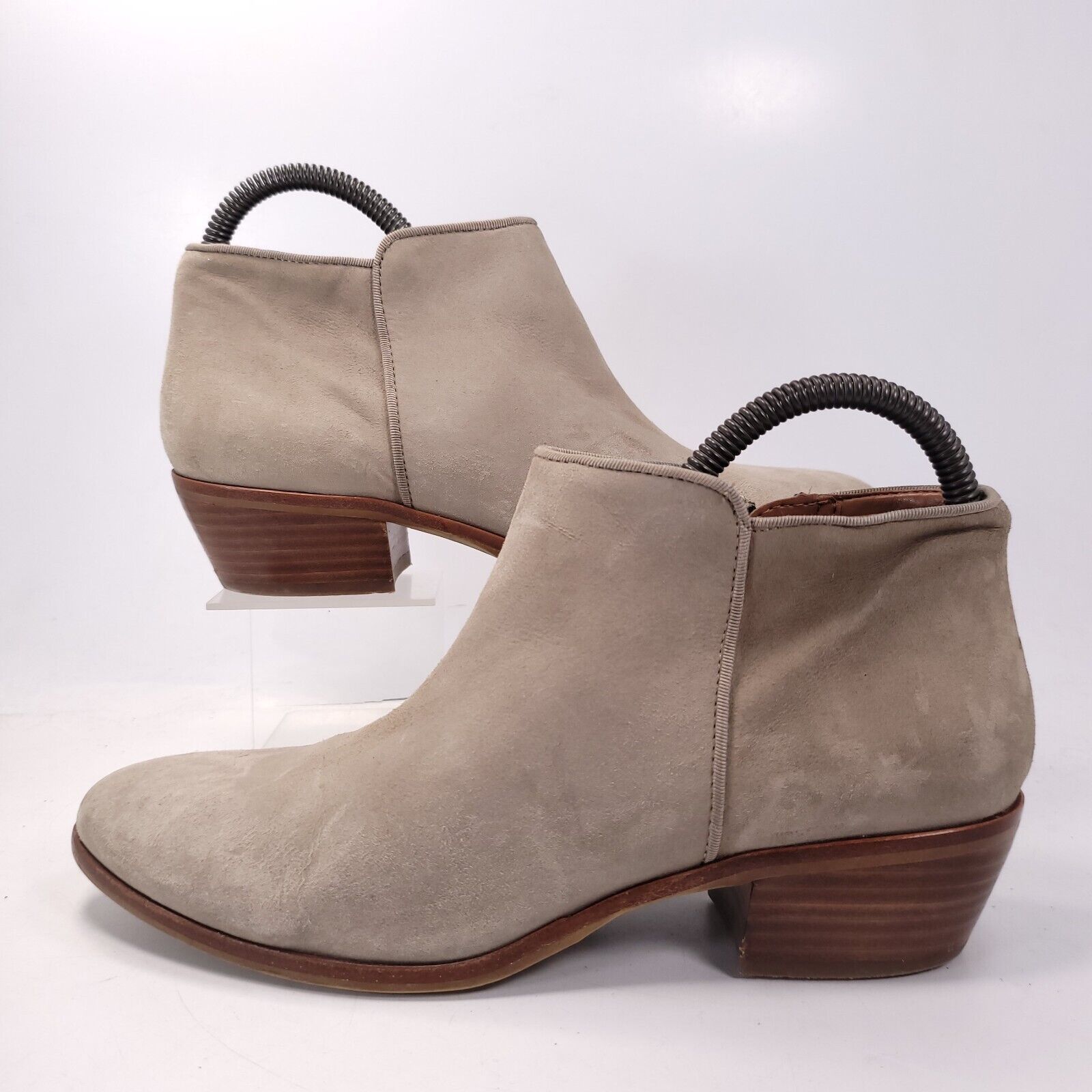Sam Edelman Sam Edleman Ankle Block Heel Suede Boot Womens Size 8 Beige Size US 8 / IT 38 - 5 Thumbnail
