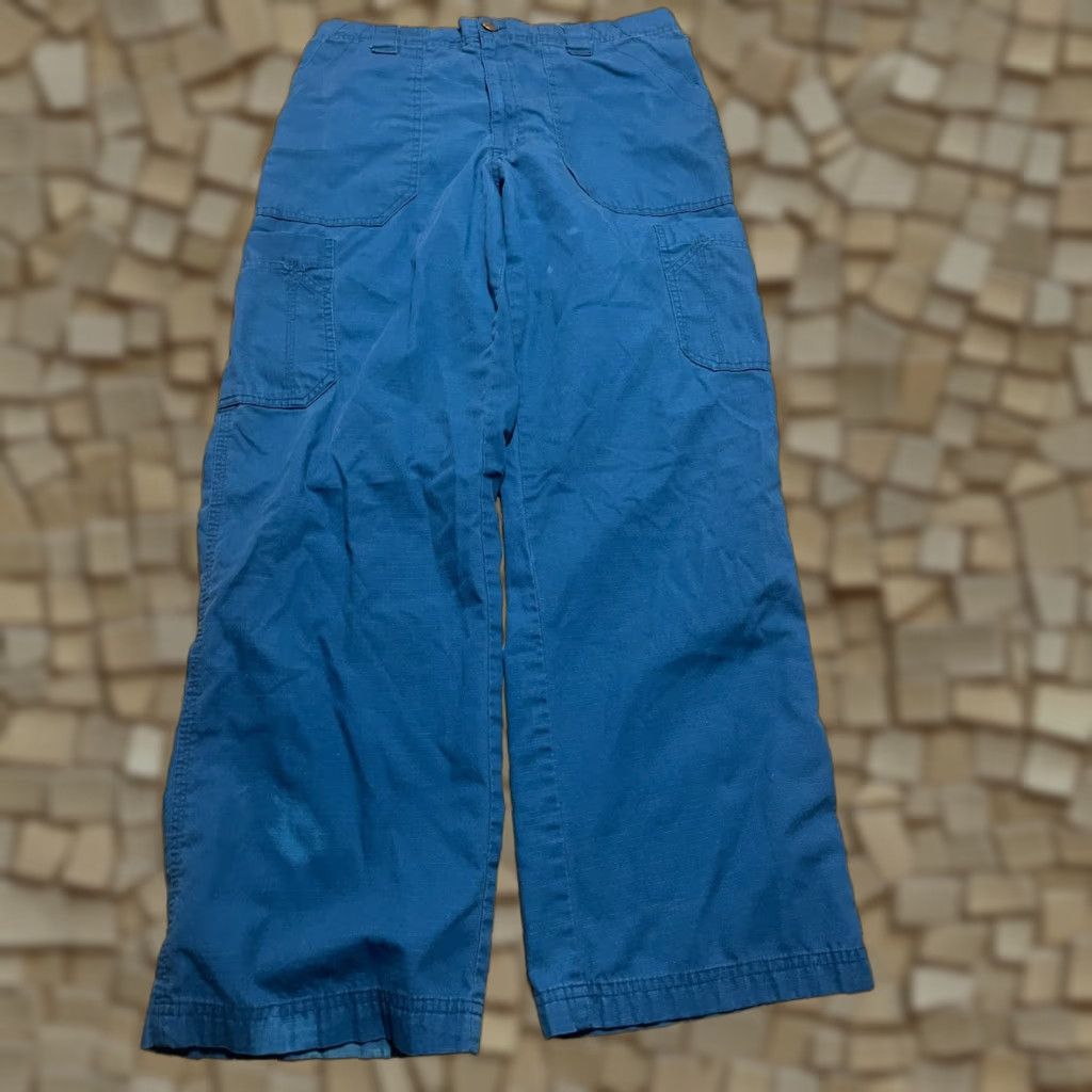 Carhartt VINTAGE Carhartt Scrub Pants Women’s M Blue Side Pockets Size 32" / US 10 / IT 46 - 1 Thumbnail