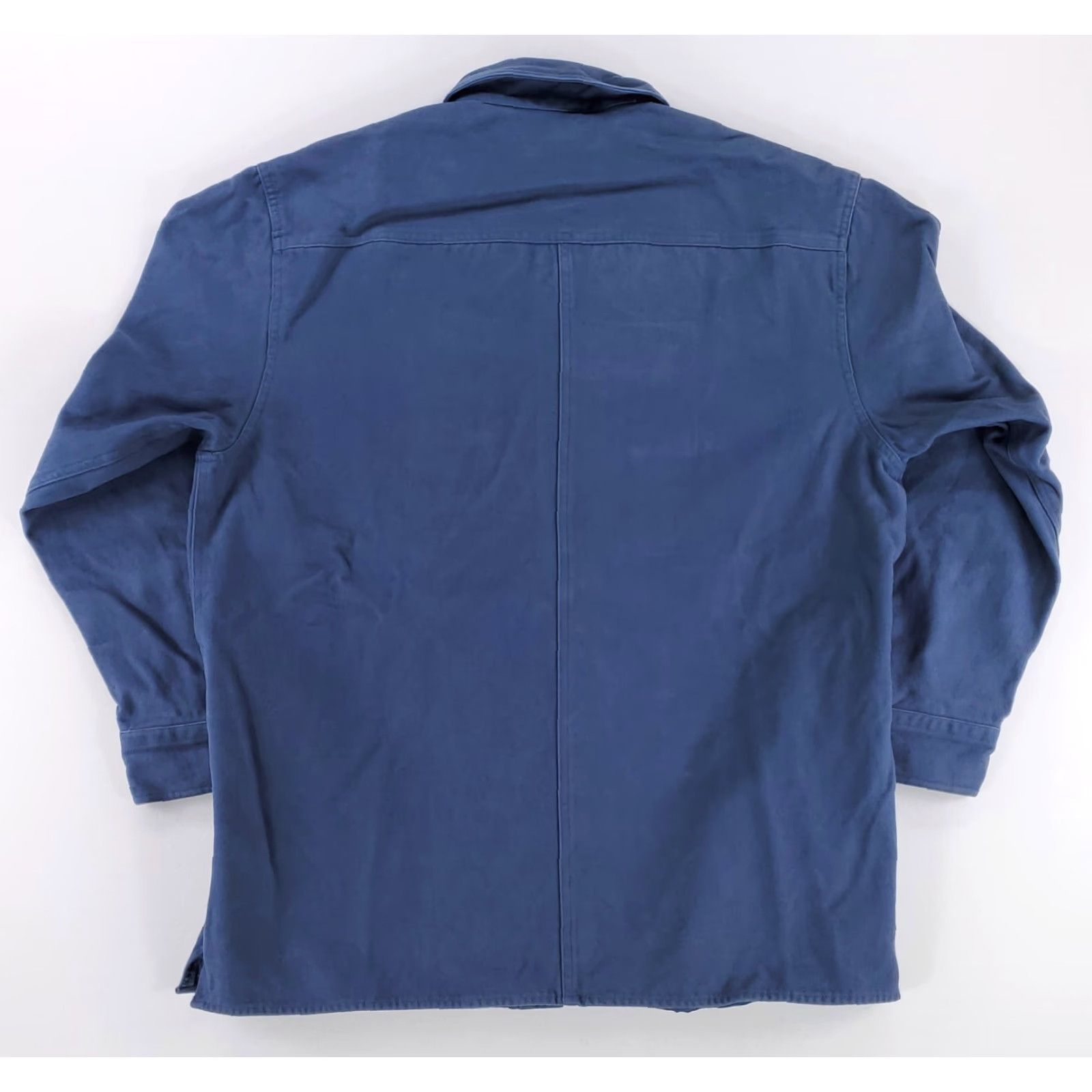 Levi's VINTAGE Levi's Button-Up Shirt Jacket Shacket Blue Long Sleeve Mens M Size US M / EU 48-50 / 2 - 5 Thumbnail