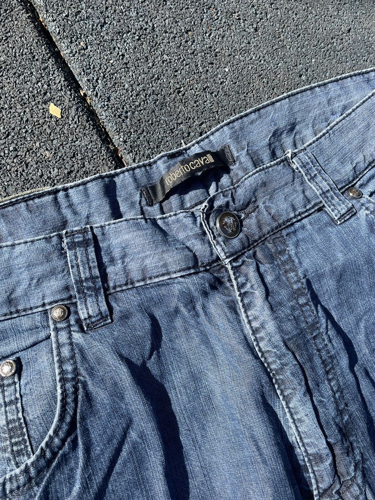 Japanese Brand Vintage Robetro Cavalli Jeans Pants Size US 34 / EU 50 - 2 Thumbnail