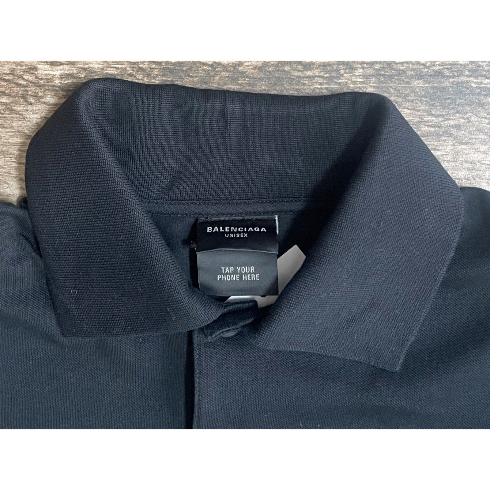 Balenciaga $1.295 NWT Balenciaga eBay Polo Black Oversized Collab L Size US L / EU 52-54 / 3 - 4 Thumbnail