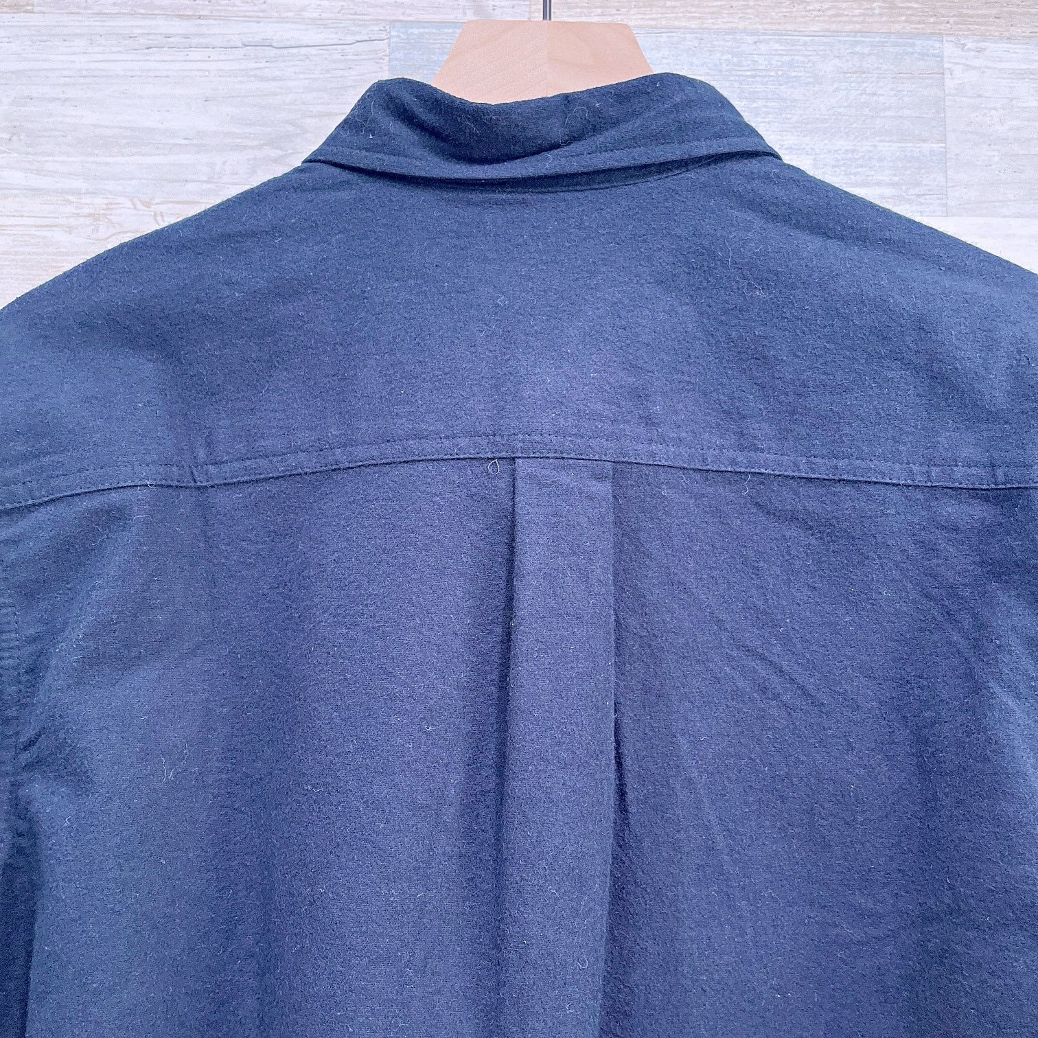 Eddie Bauer Eddie Bauer Double Brushed Chamois Shirt Blue Mens Medium Size US M / EU 48-50 / 2 - 4 Thumbnail
