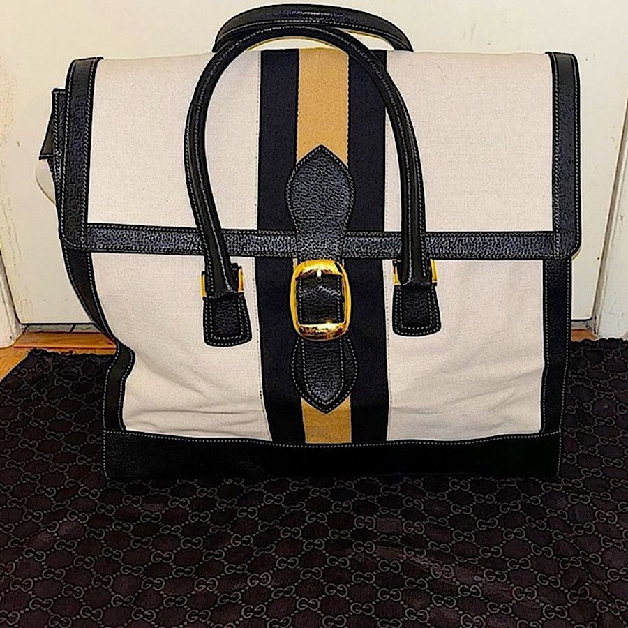 Gucci Authentic Gucci Tom Ford Oversized Web Travel Bag Size ONE SIZE - 1 Thumbnail