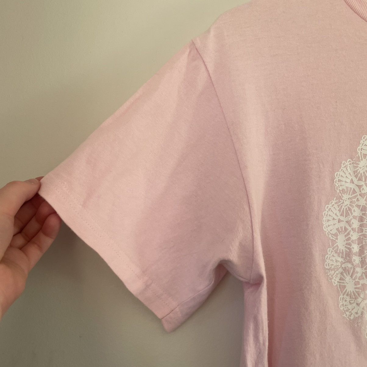 Fucking Awesome F.A fucking awesome pink doily T-shirt Size M / US 6-8 / IT 42-44 - 5 Thumbnail