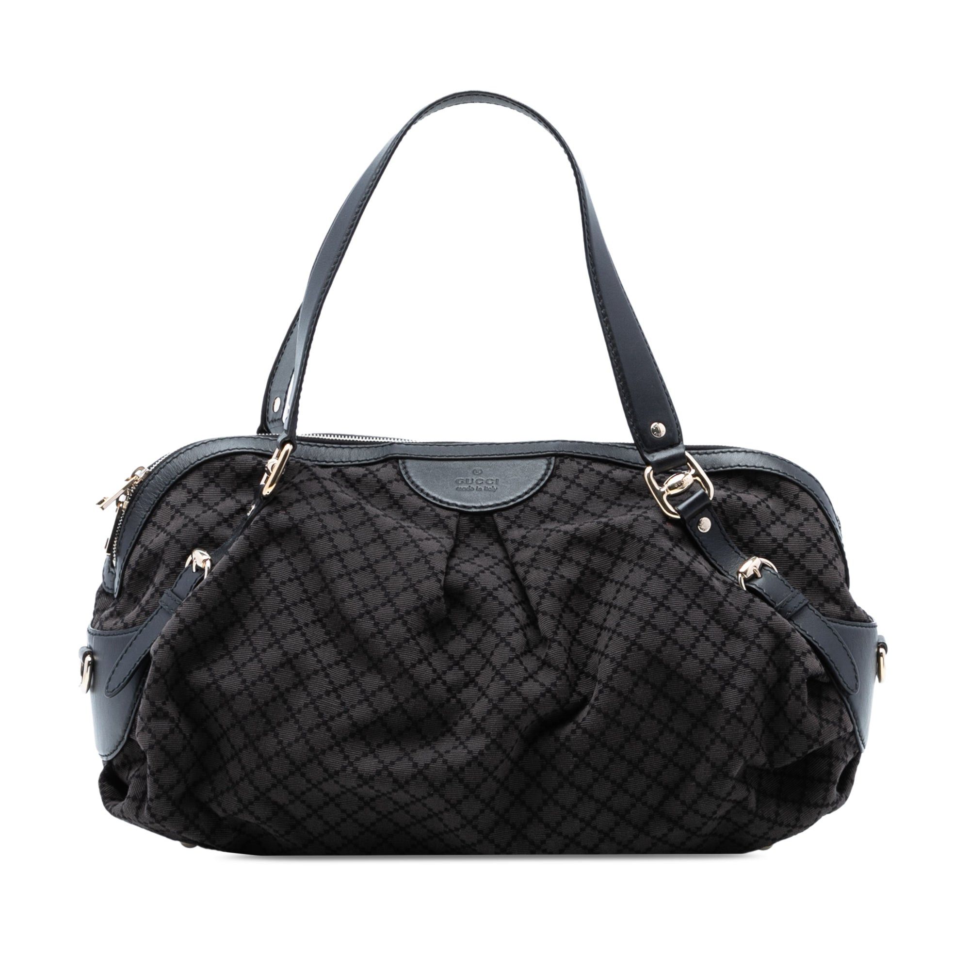 Gucci Diamante Canvas Bridle Satchel Size ONE SIZE - 1 Thumbnail