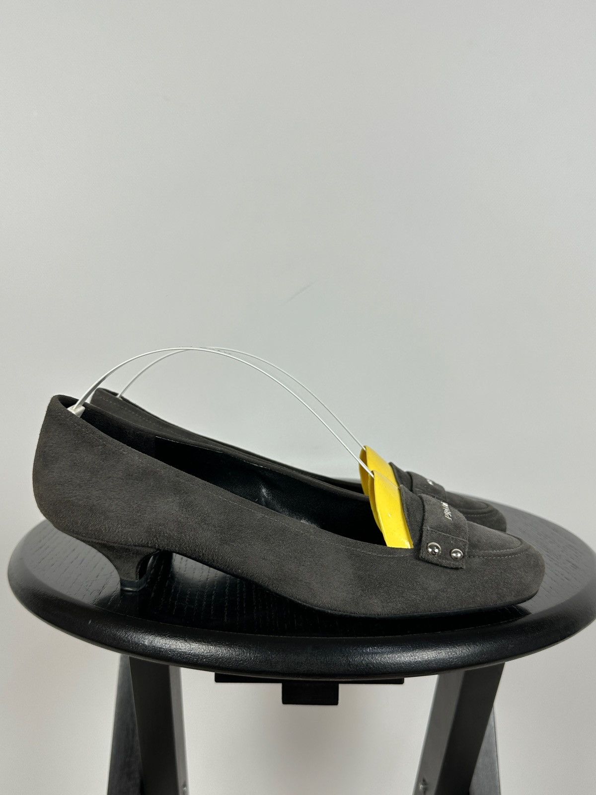 Prada Prada Gray Suede Loafers Moccasins Slip-On Shoes Size US 6.5 / IT 36.5 - 9 Thumbnail