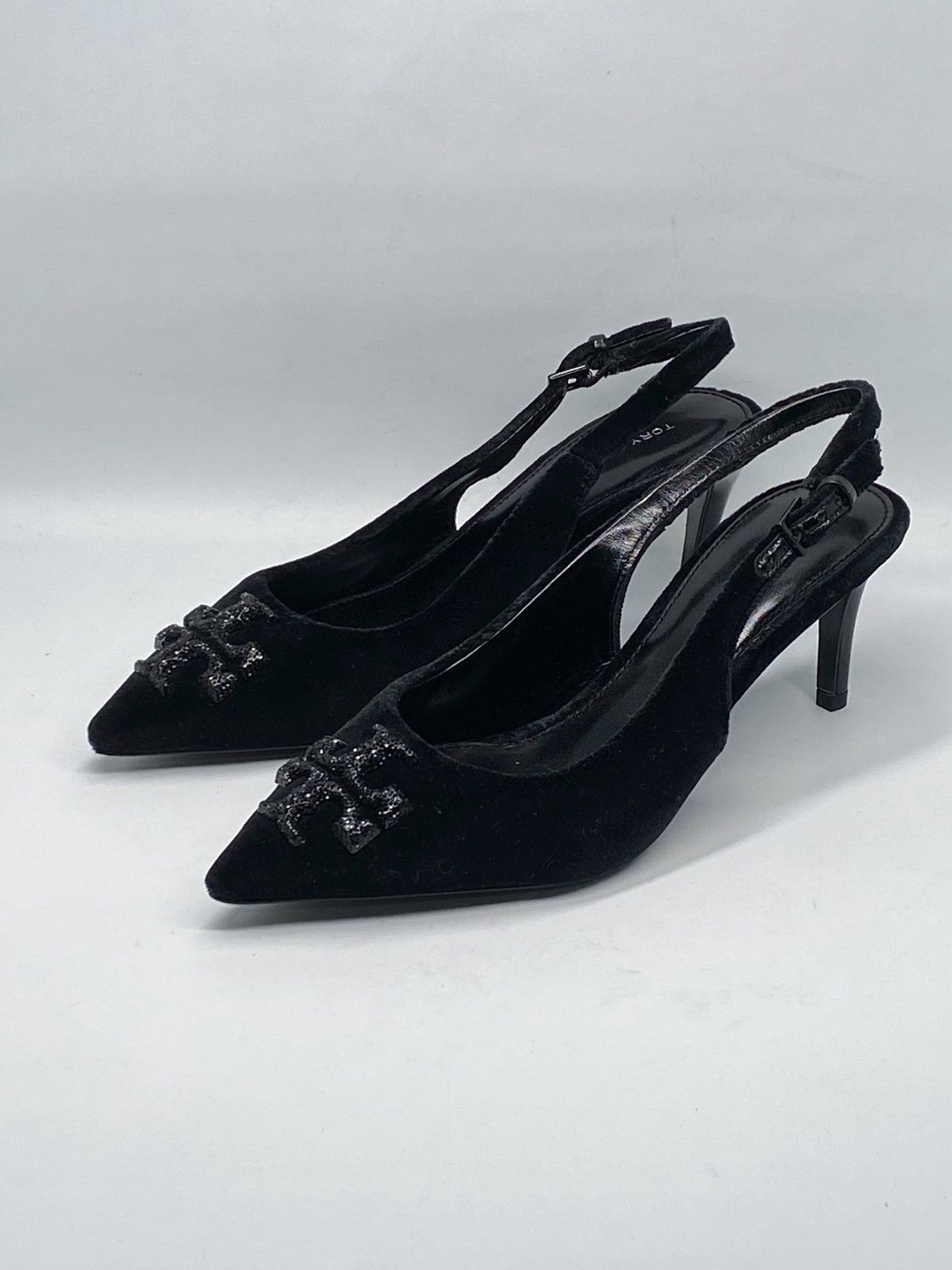 Tory Burch Tory Burch Eleanor Velvet Slingback Pointed Toe Pump size 6 Size US 6 / IT 36 - 6 Thumbnail