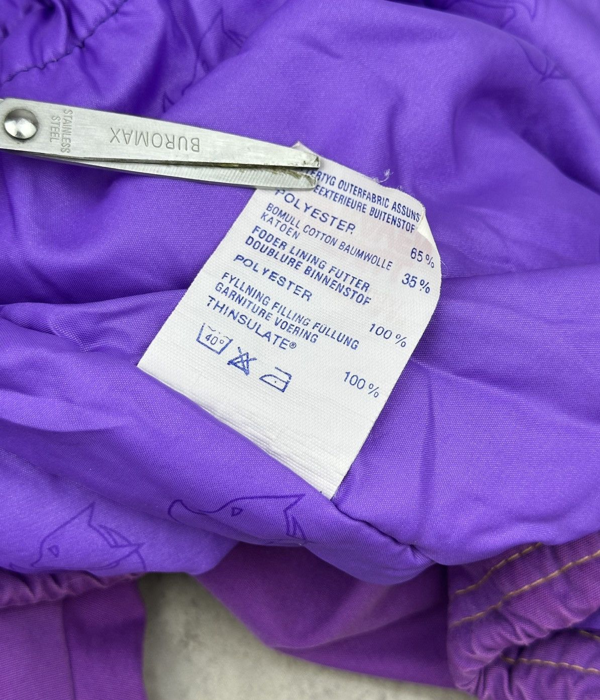Fjallraven Fjallraven Vintage Thinsulate Jacket Purple Outdoor Parka Size US L / EU 52-54 / 3 - 14 Thumbnail