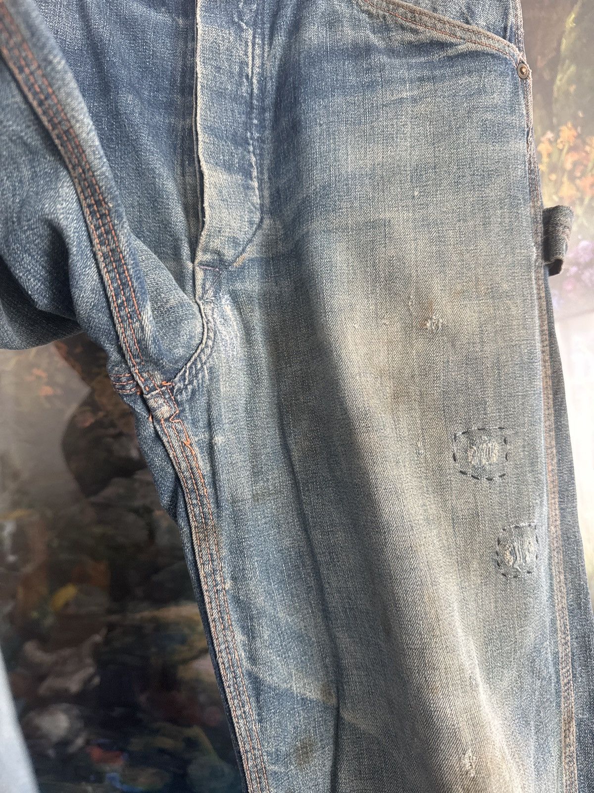 Other 1940s REPAIRED • BUCKLE BACK DENIM Size US 30 / EU 46 - 4 Thumbnail