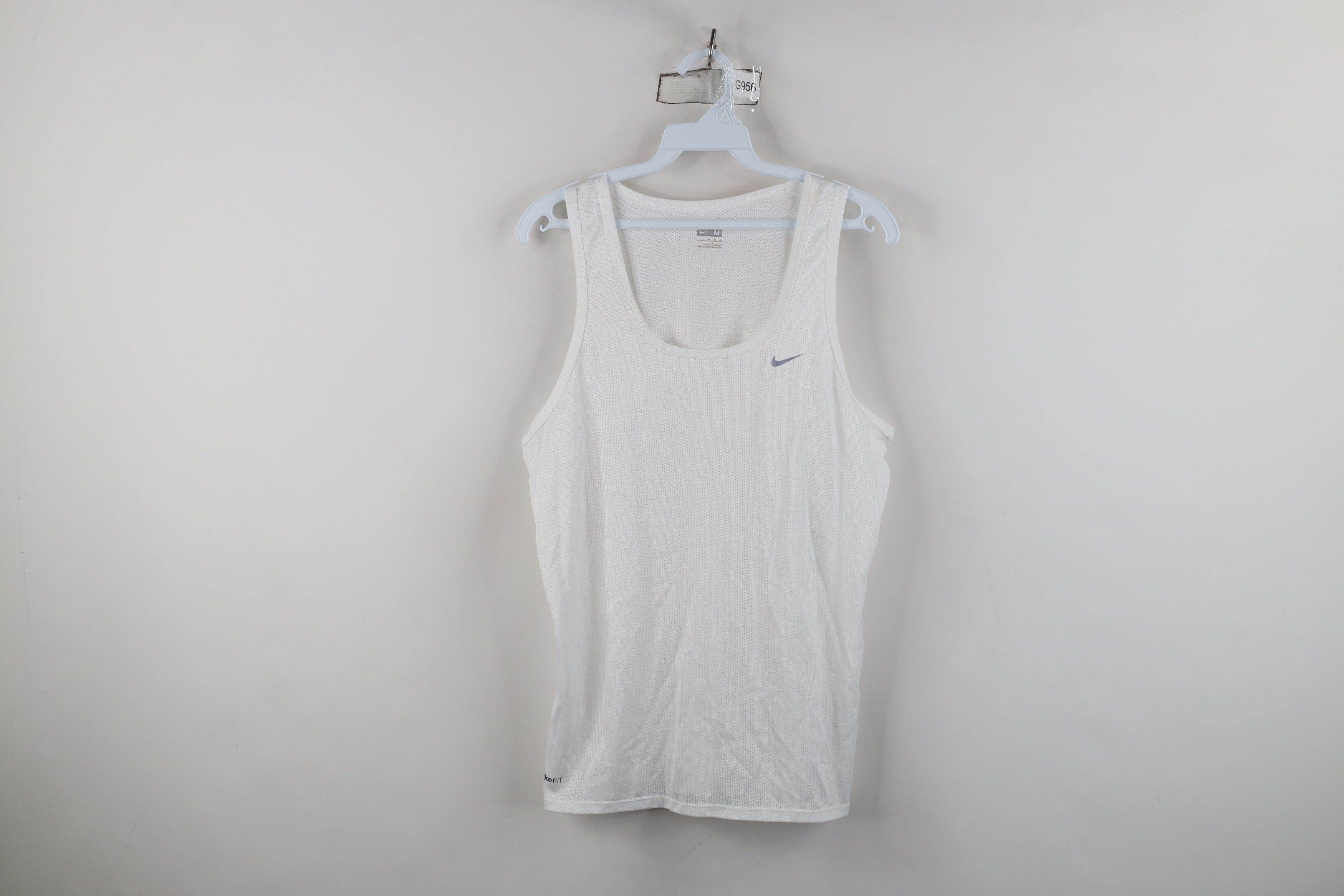 Nike Vintage Y2K Nike Scott Mini Swoosh Mesh Tank Top T-Shirt Size US M / EU 48-50 / 2 - 1 Thumbnail