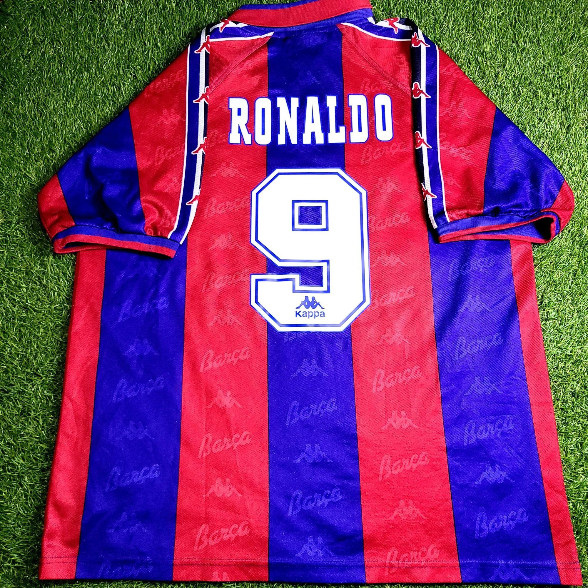 Kappa Ronaldo Kappa Barcelona 1996 1997 Home Soccer Jersey XL Size US XL / EU 56 / 4 - 1 Thumbnail