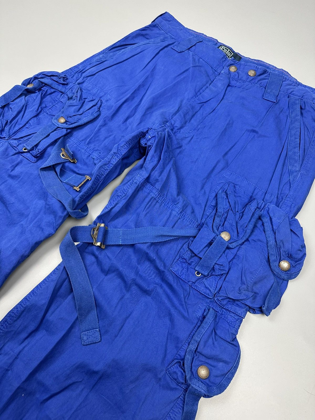 Polo Ralph Lauren × Vintage 🔥Rare🔥 Polo Ralph Lauren Bondage Multi Pocket Cargo Pants Size US 33 - 9 Thumbnail